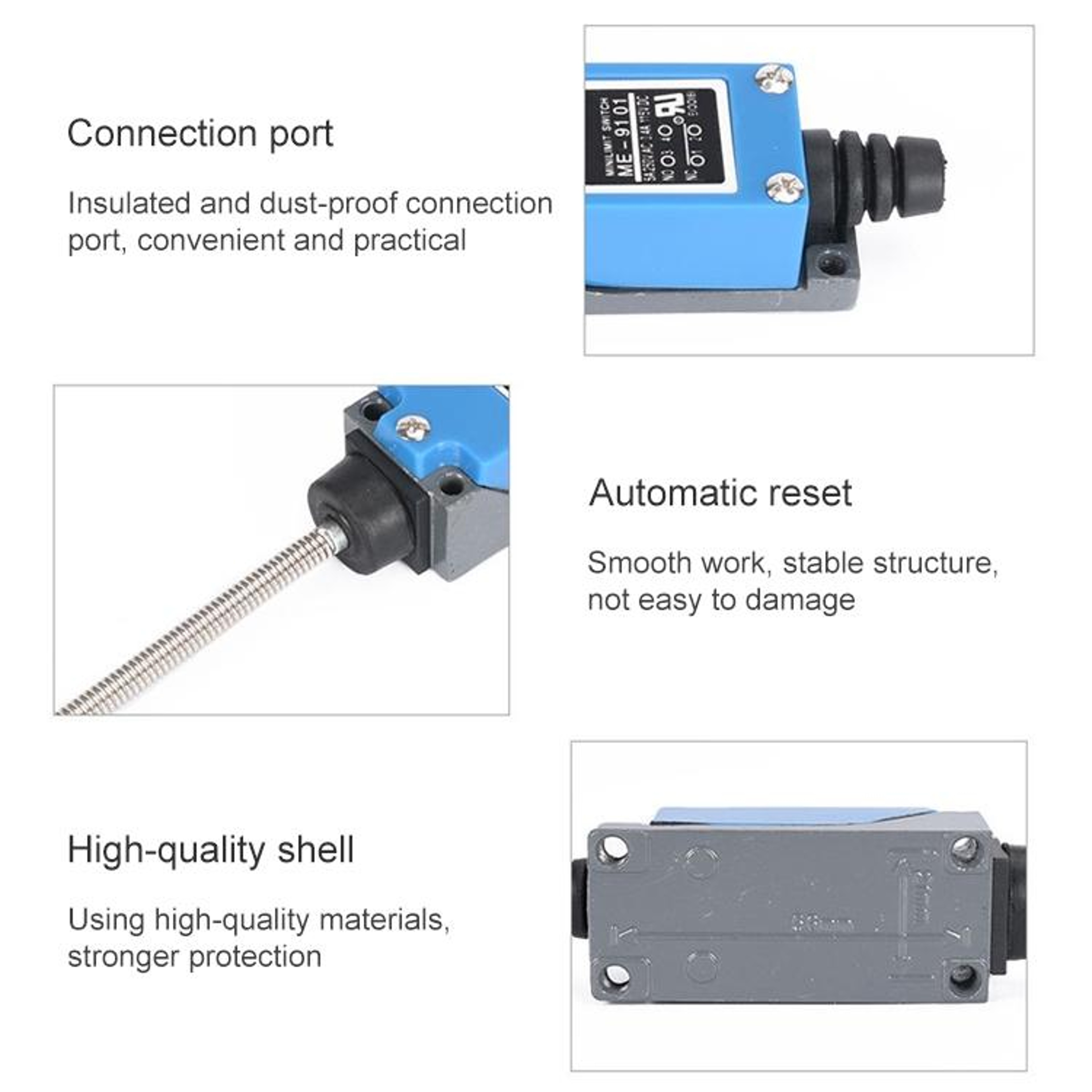 Automatic Reset Flexible Spring Rod Limit Switch for Industrial Automation – view 6