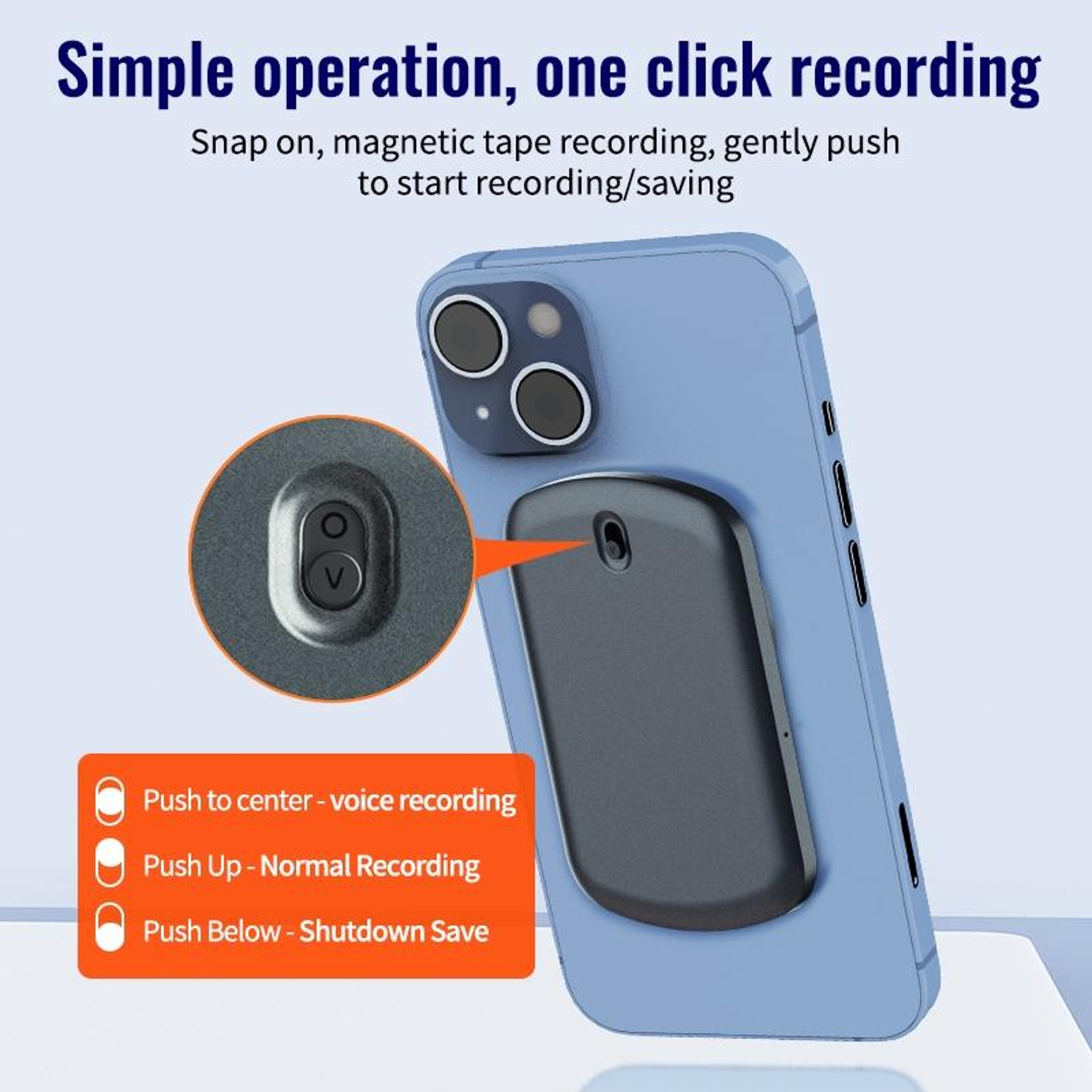 A1 Strong Magnetic Mobile Call Voice Recorder 6