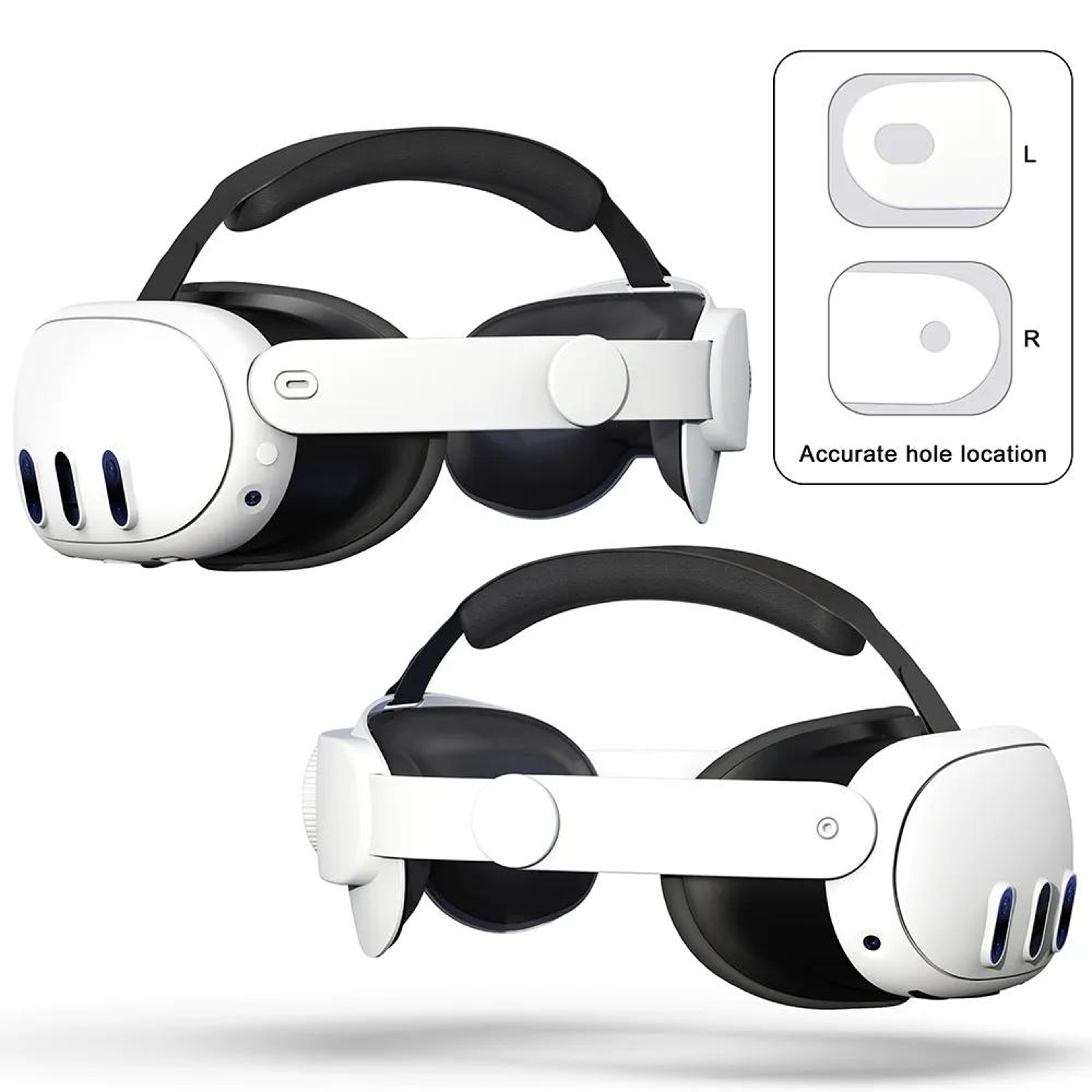 Comfort Fit Meta Quest 3 Head Strap With Adjustable FlipUp Elite Design 2
