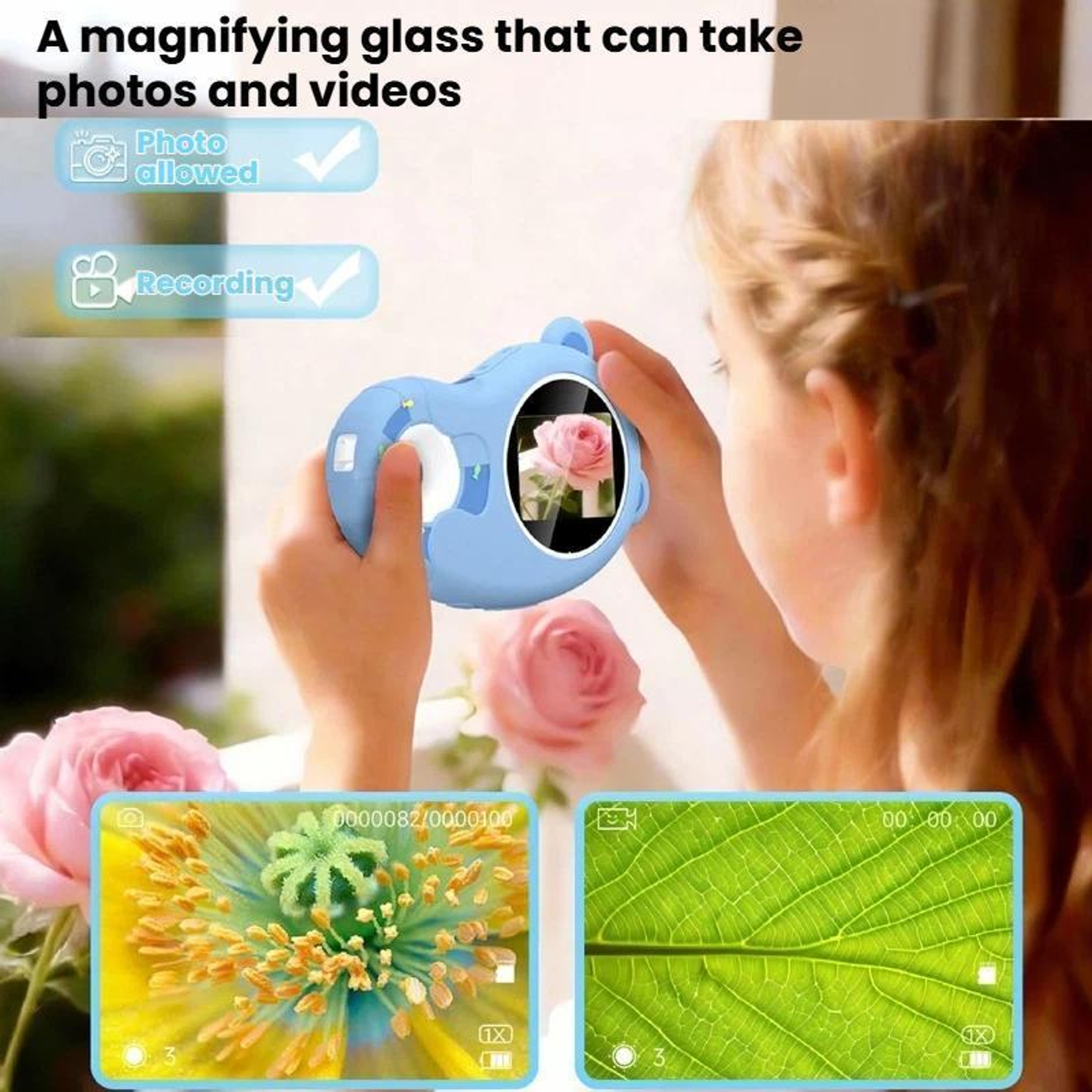 Kids HD Digital Microscope with 2 Inch Screen, Portable STEM Science Toy – view 10
