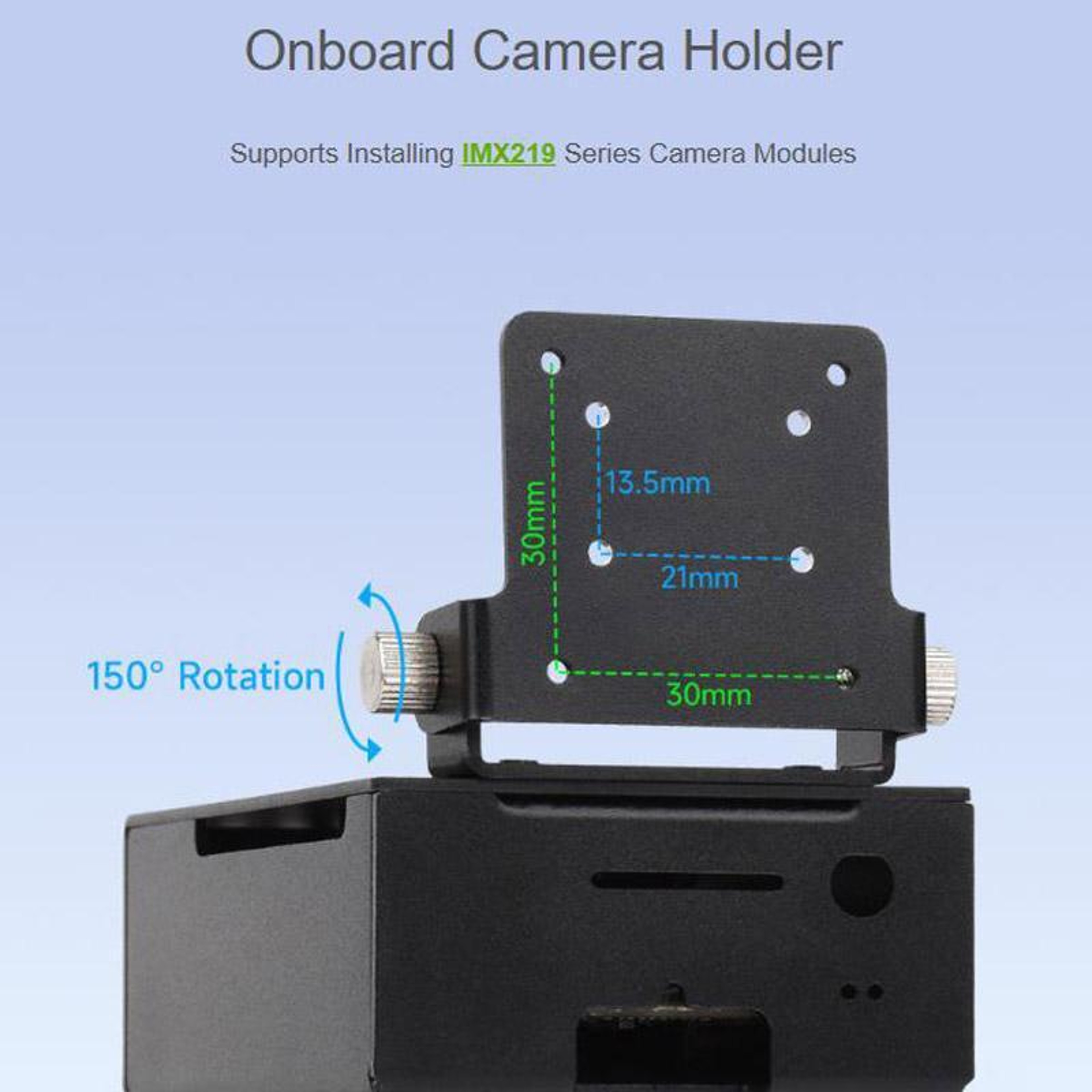 Aluminum Cooling Case with Fan and Camera Mount – view 3