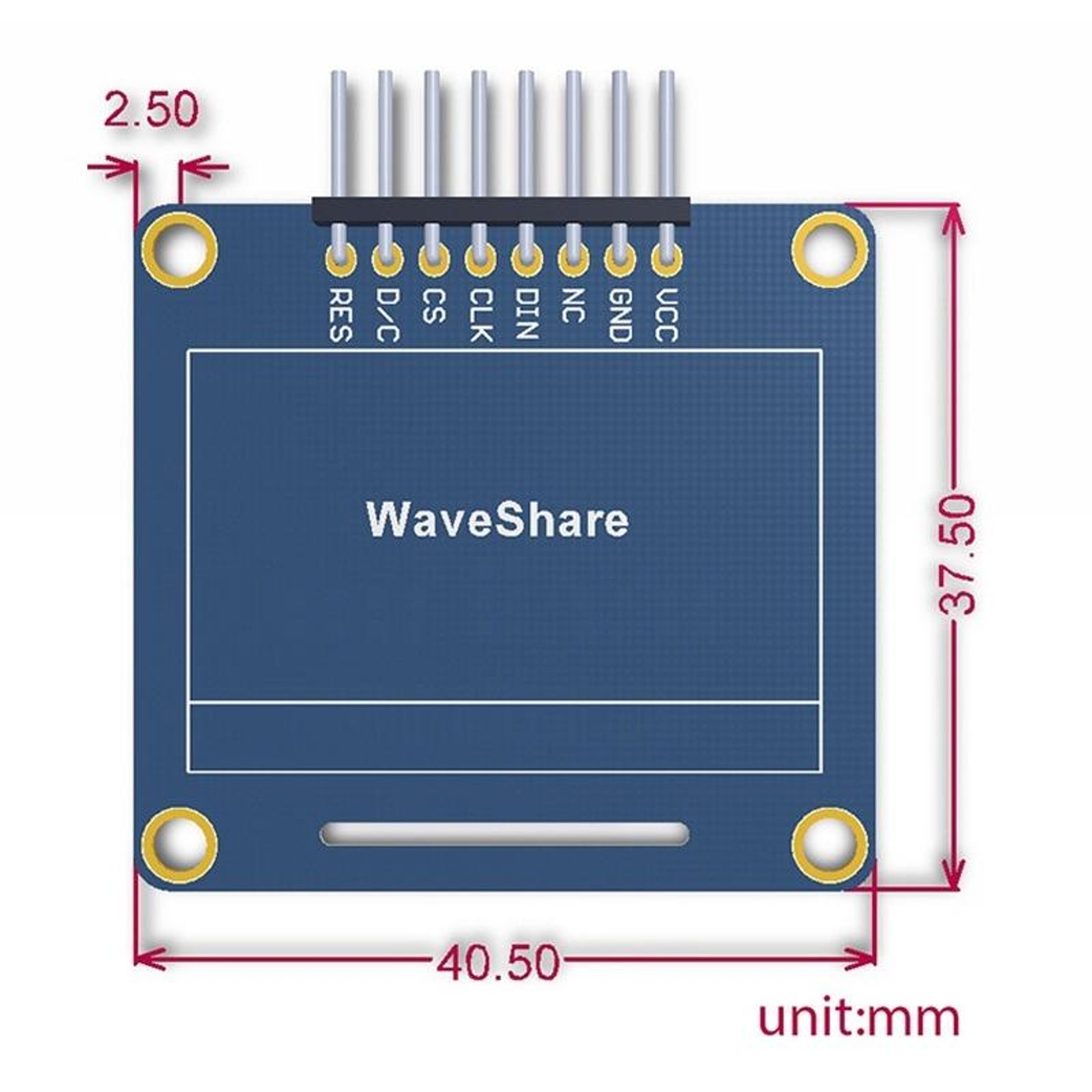 1.3 Inch OLED Display Module with SPI I2C and SH1106 Controller – view 5
