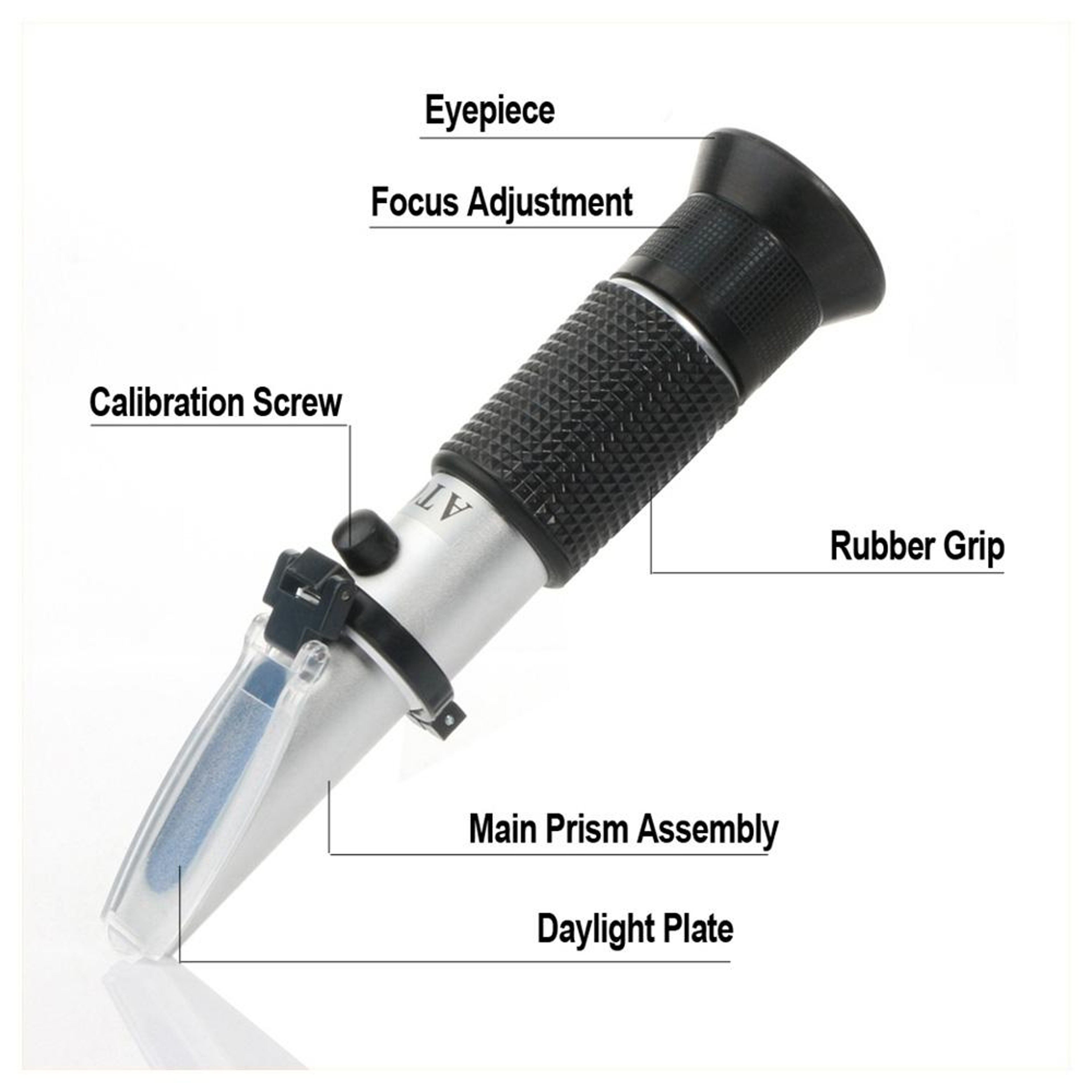 Wine Refractometer with ATC 0–40% Brix and 0–25% Potential Alcohol Tester – view 6