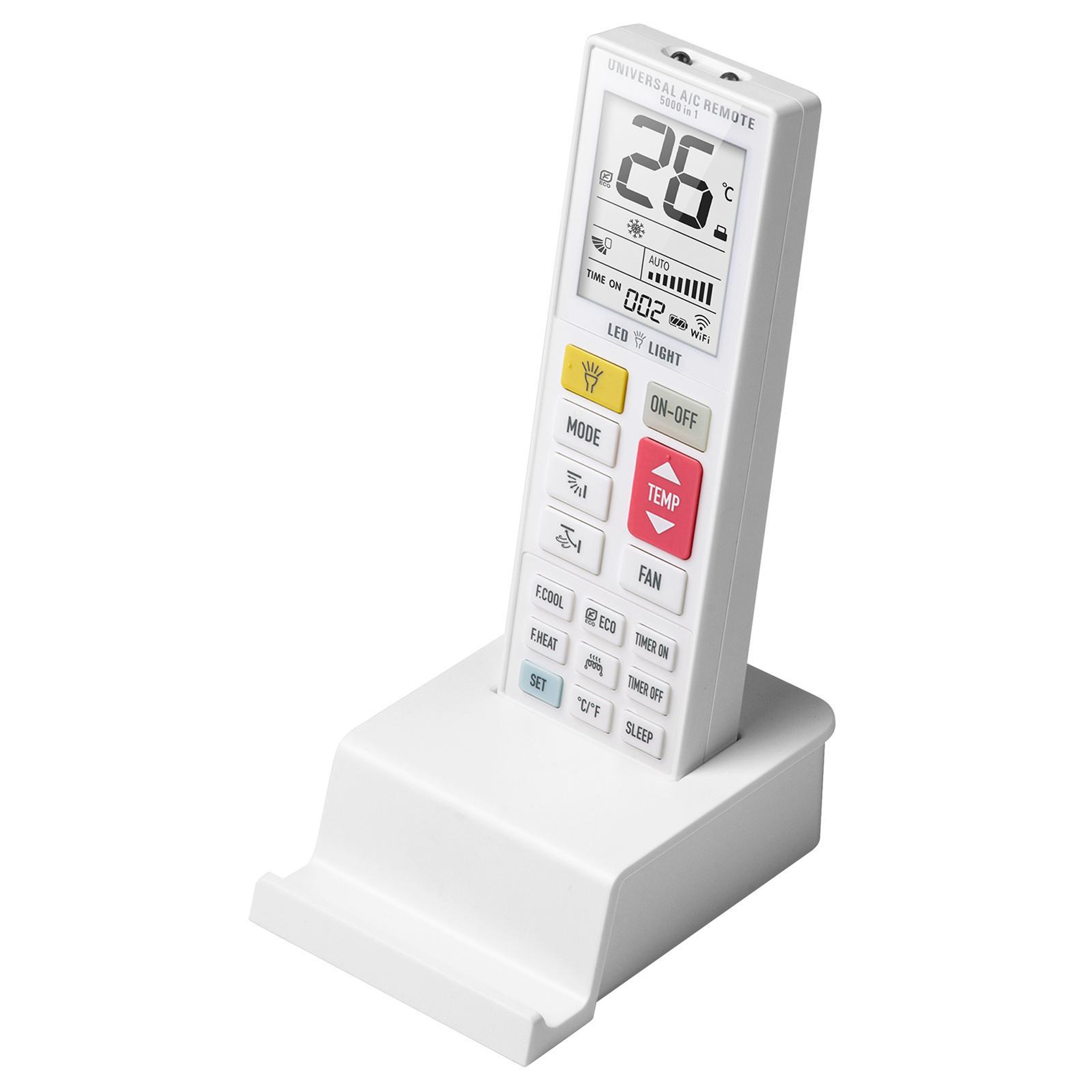 Universal AC Remote Control With LCD Display And LED Light 0