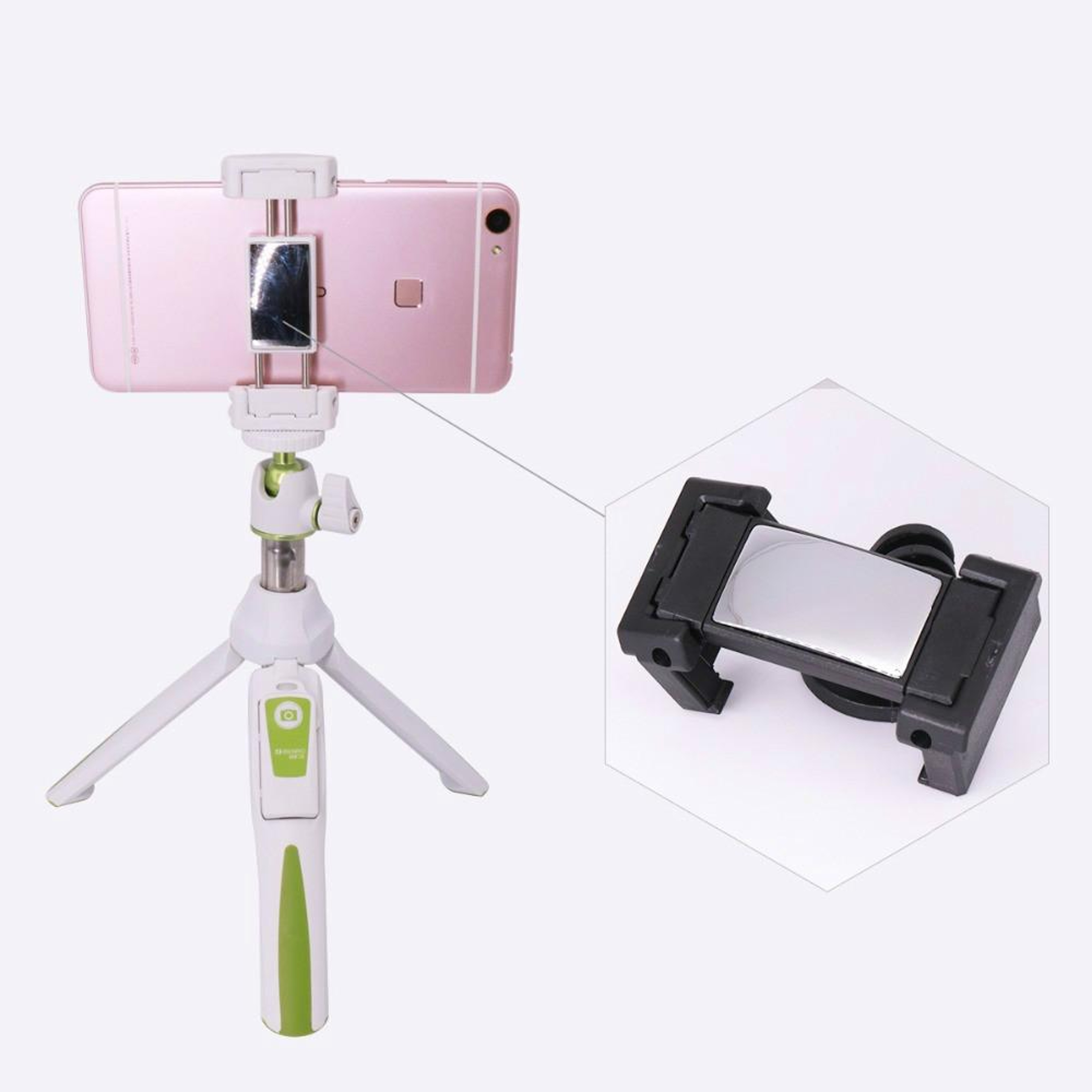 Bluetooth Selfie Stick Tripod With Remote And Adjustable Phone Stand 3