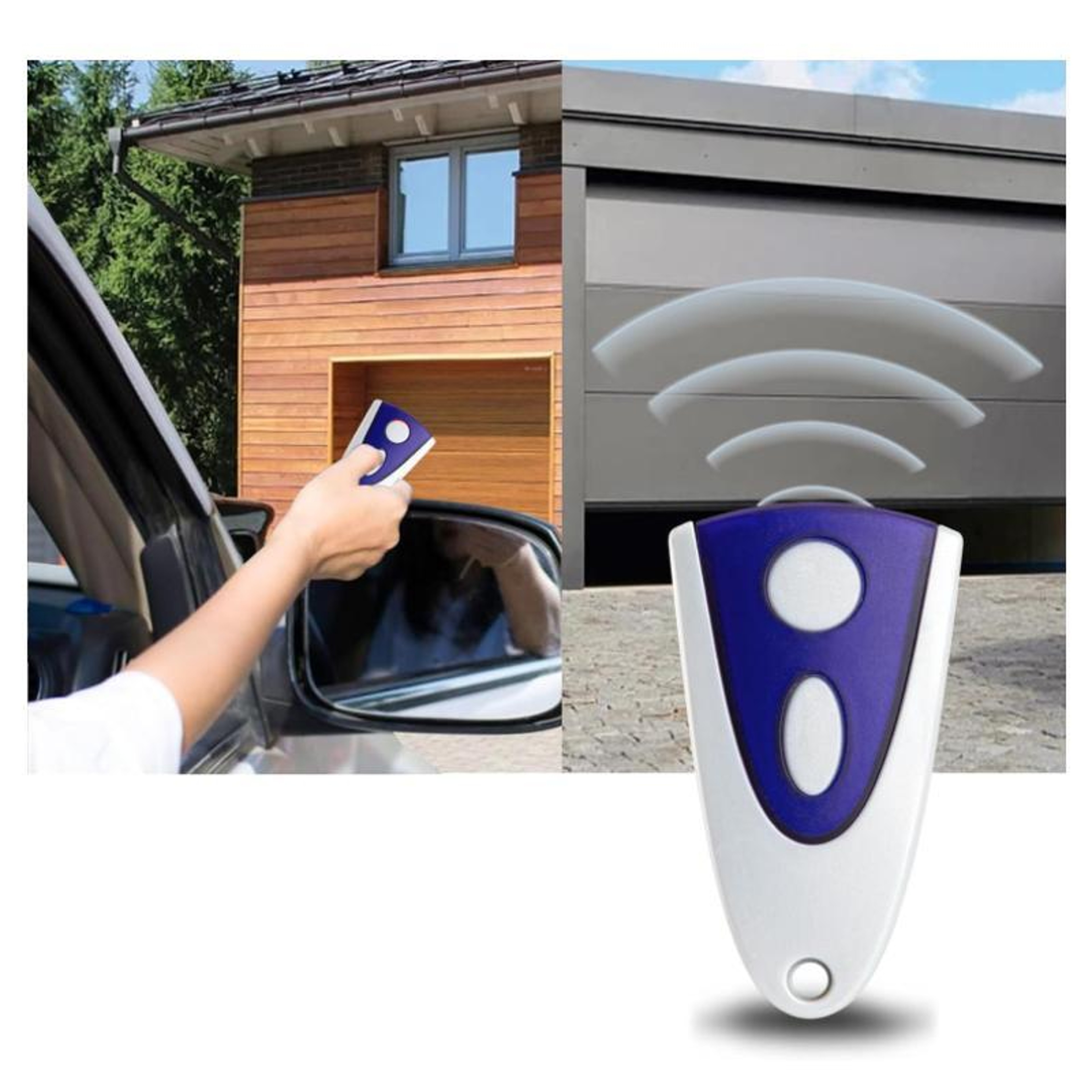 Novoferm Compatible Garage Door Remote with Rolling Code and 2-Button Control – view 5