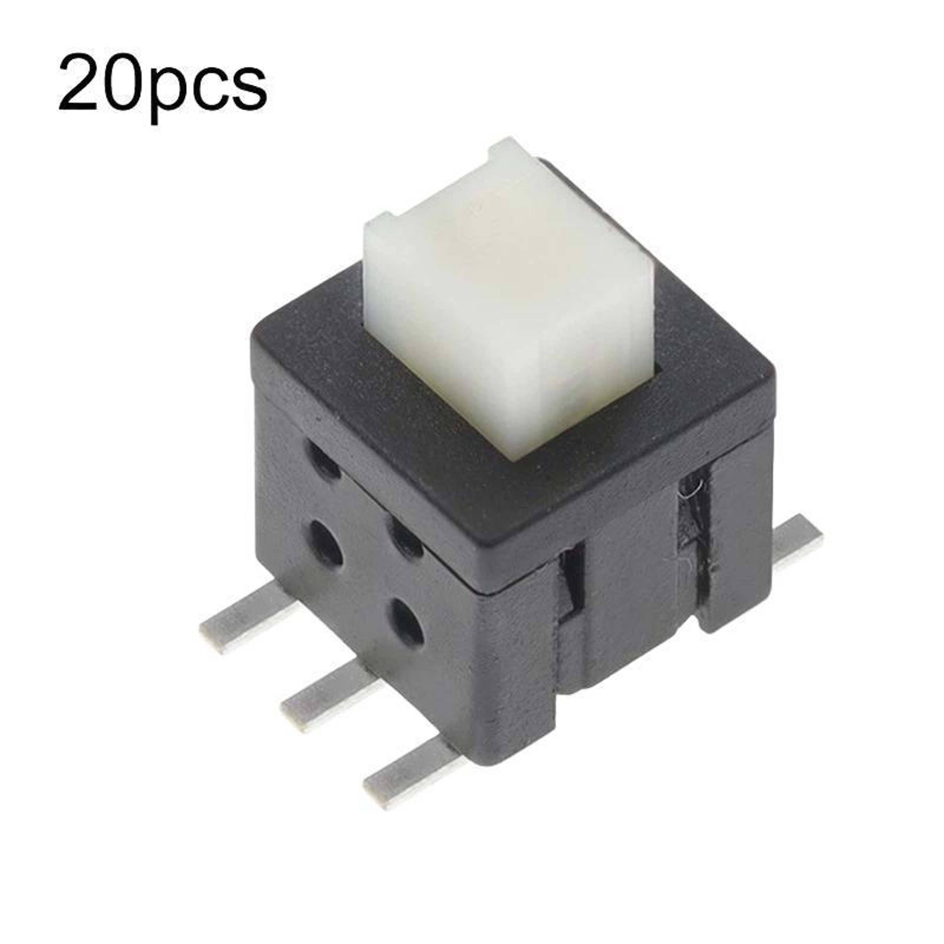 20PCS 58mm 6 Pin Tactile Switch Latching Power Button For PCB Electronics 0
