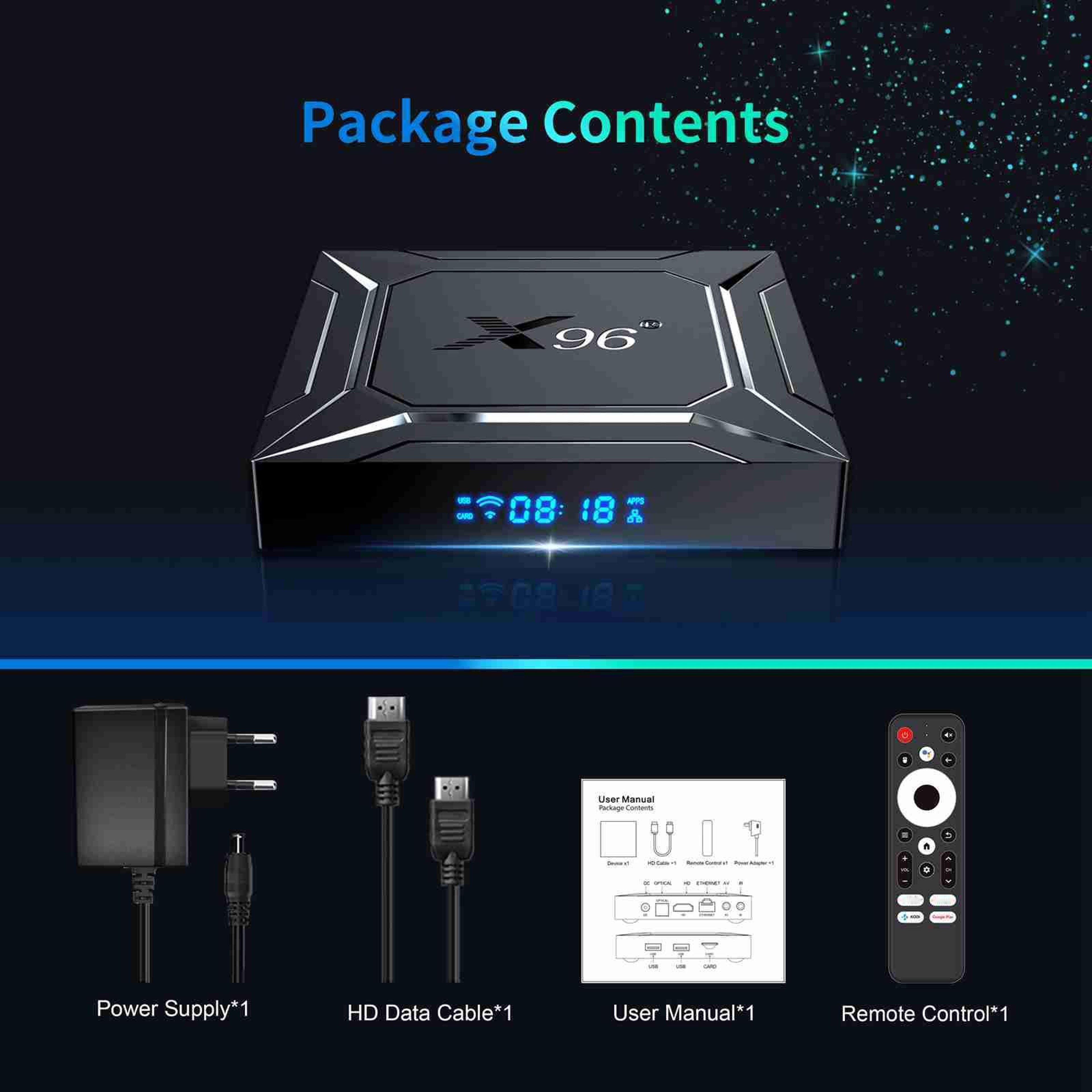 X96 Android 14 TV Box 4K Streaming And DualBand WiFi 2