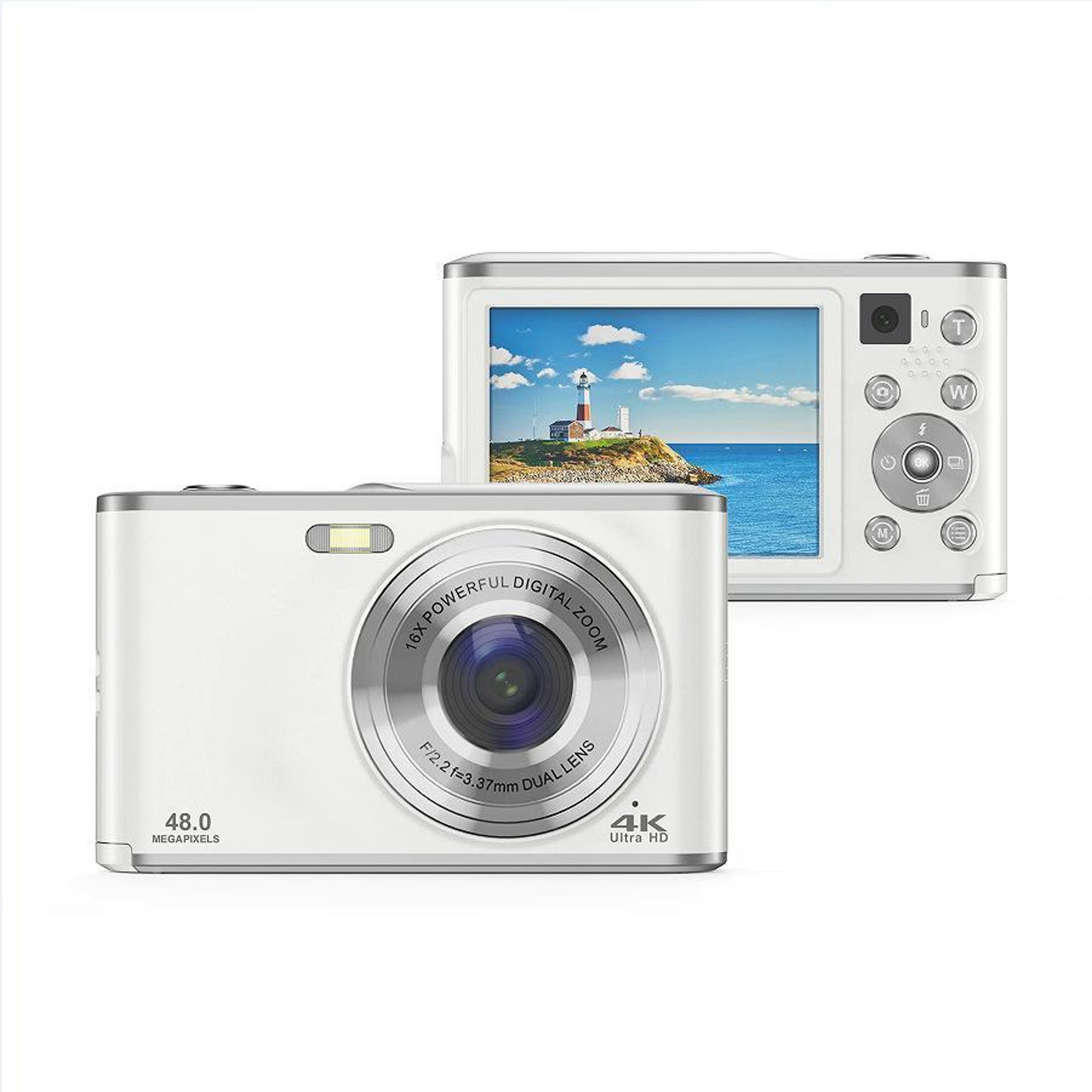 4K Digital Camera With Dual Lens Autofocus And 16X Zoom For Selfies Travel And Beginners 11