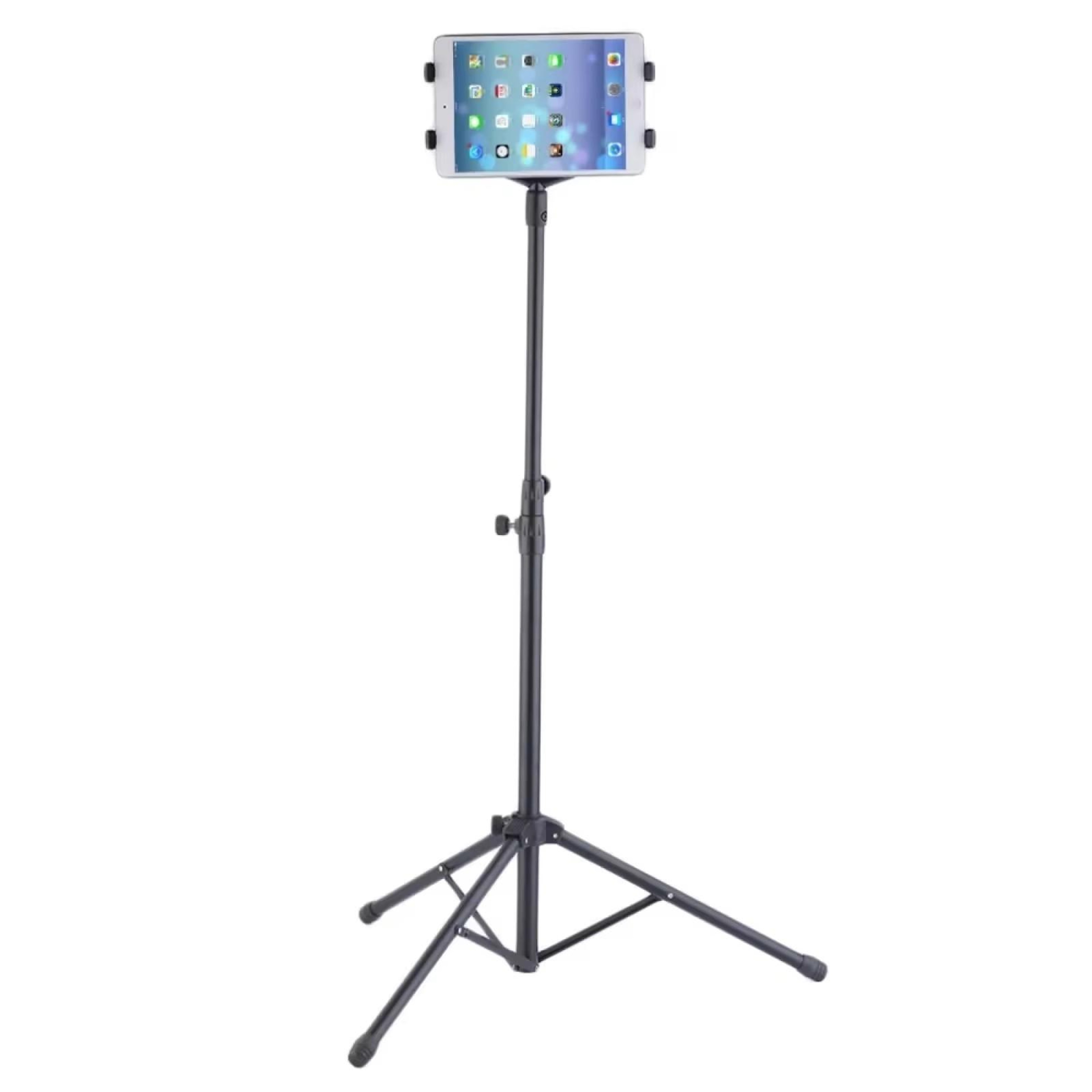 Portable Adjustable Tablet Tripod Stand with Multi-Angle Tablet Holder – view 2