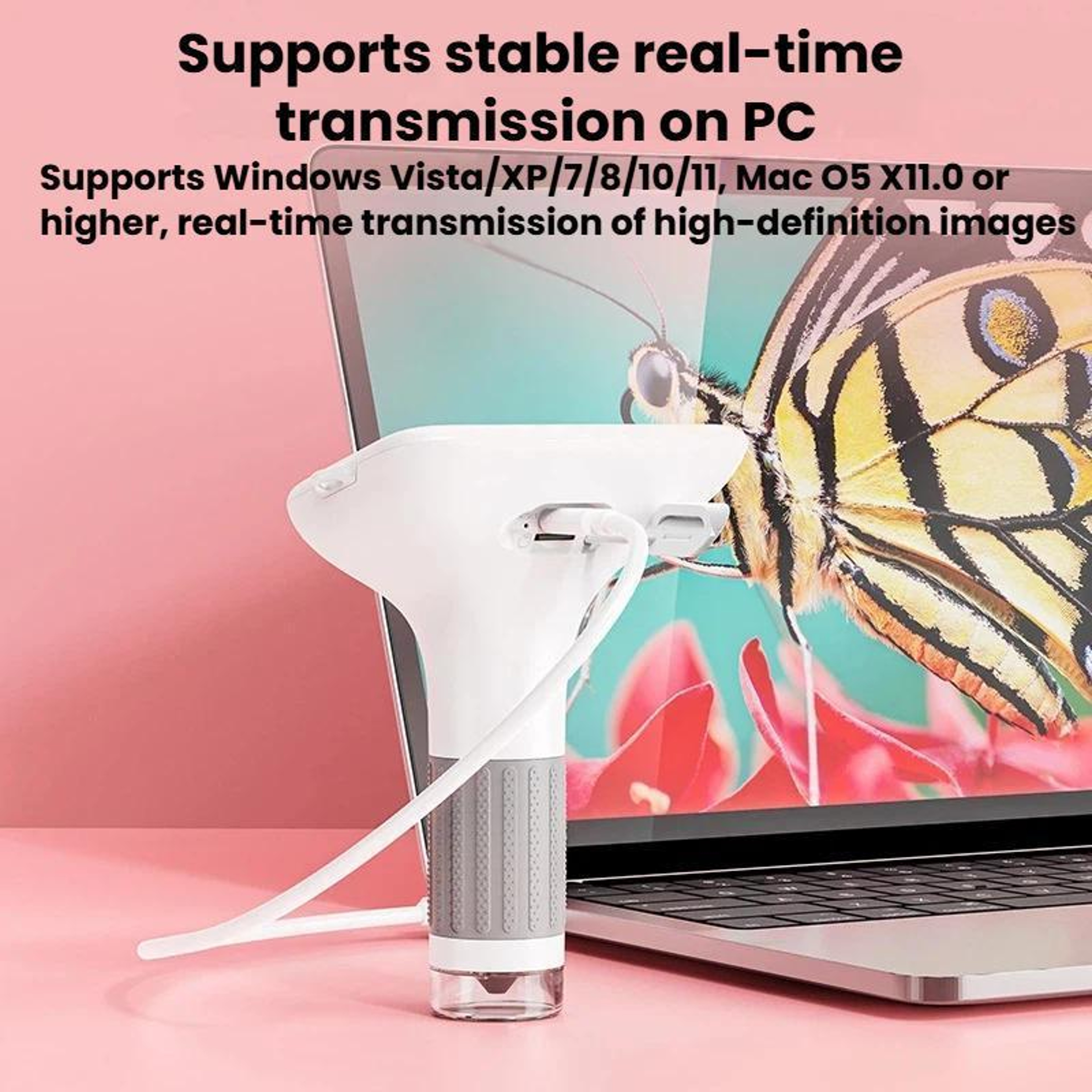Digital Microscope For Kids With 3 Inch IPS Screen 1080P Camera And LED Lights 2