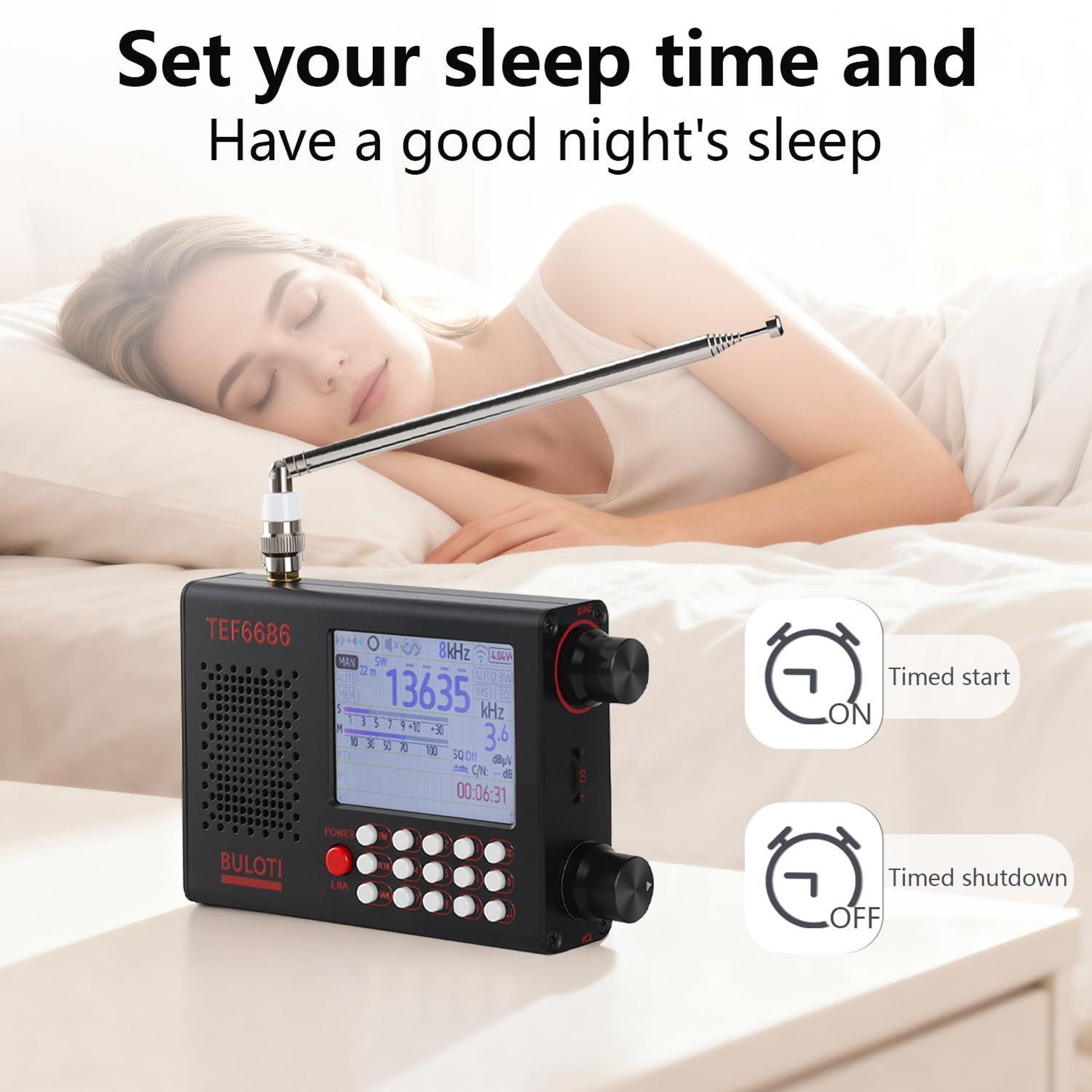 Full Band High Sensitivity Touchscreen DSP Radio – view 6
