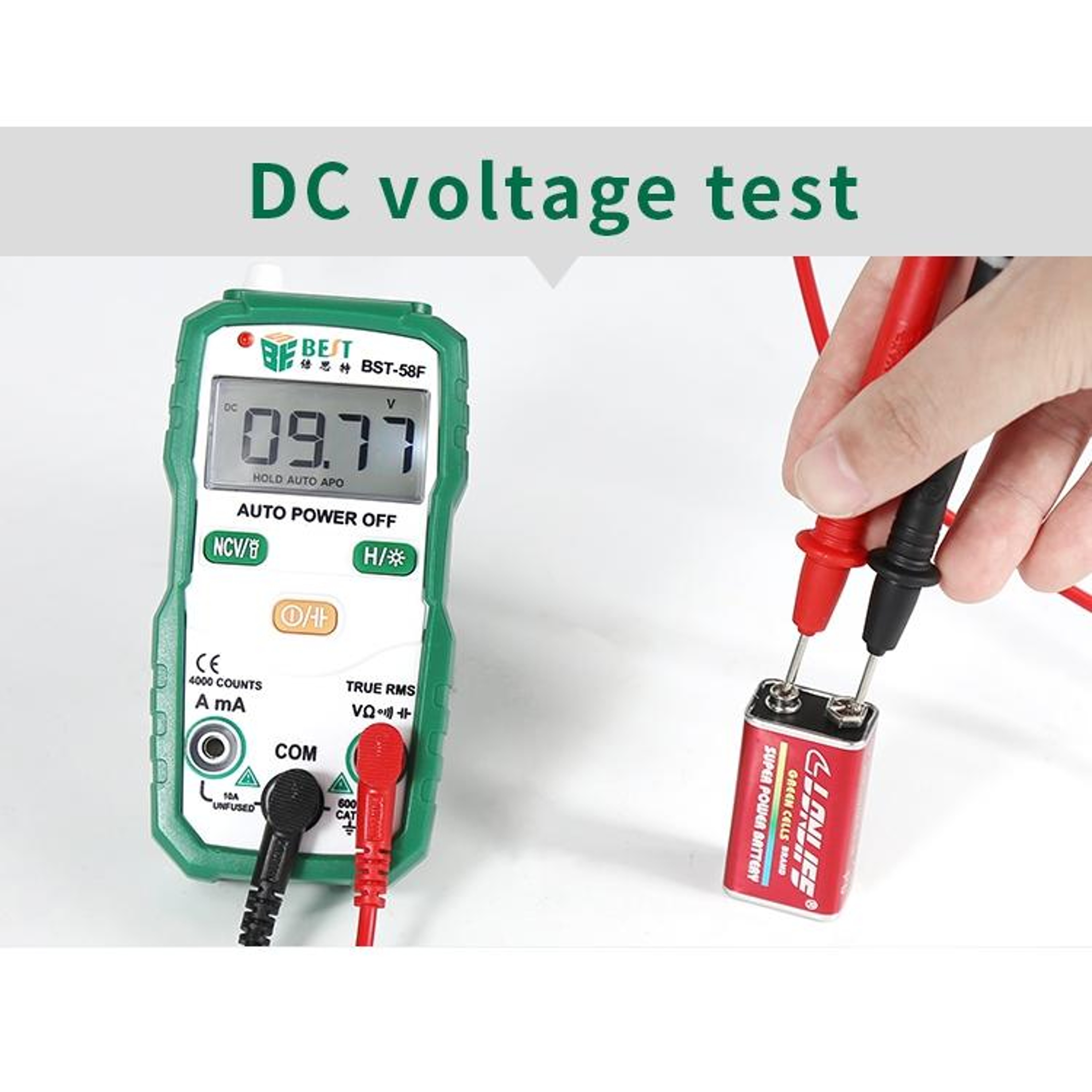 Auto Ranging Digital Multimeter with True RMS and NCV Voltage Detection – view 9