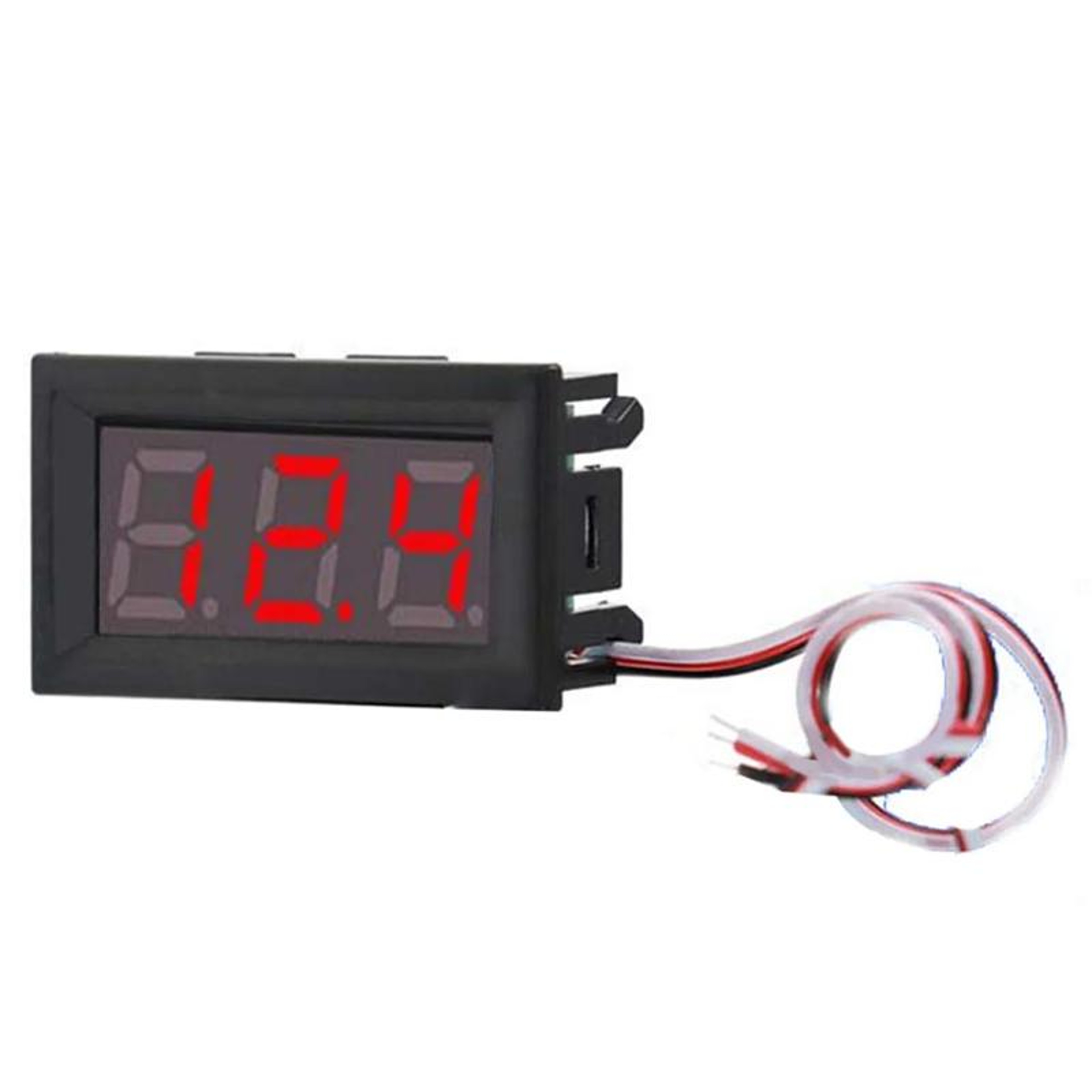 DC Digital Voltmeter 3 Wire LED Panel Meter with Reverse Polarity Protection – view 6
