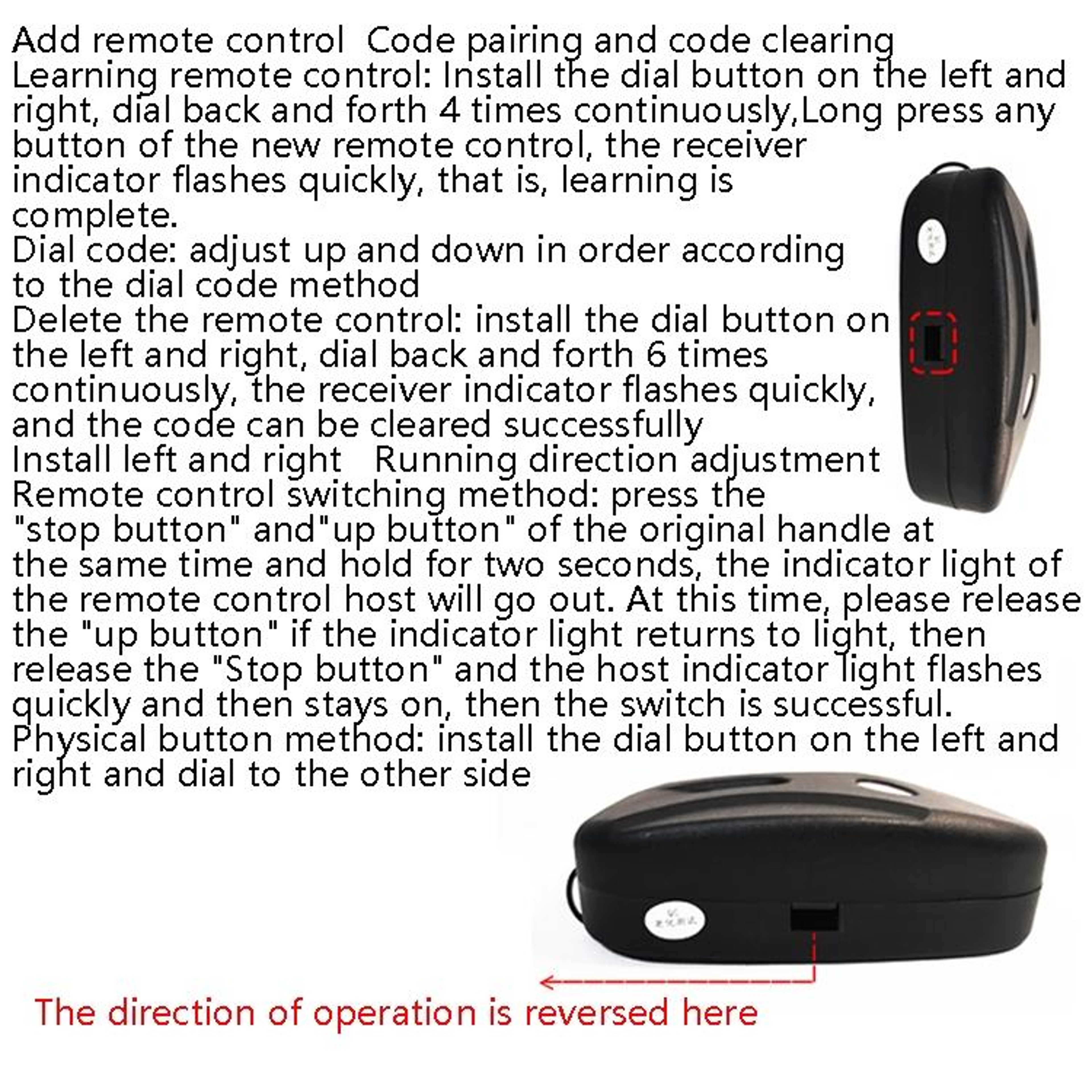 Garage Door Remote Control And Rolling Gate Receiver 6
