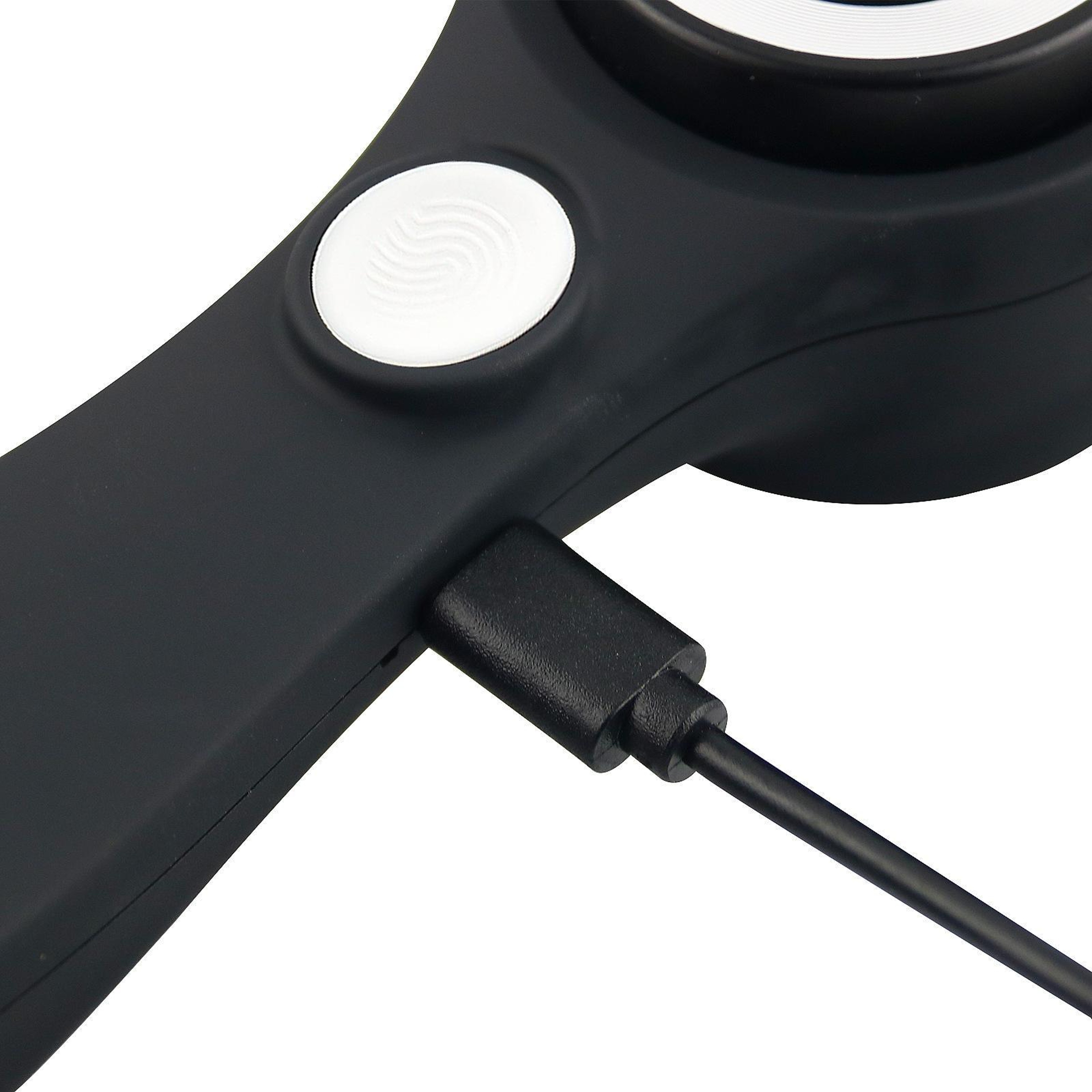 60X LED Magnifying Glass With UV Light And USB Rechargeable Optical Lens 2