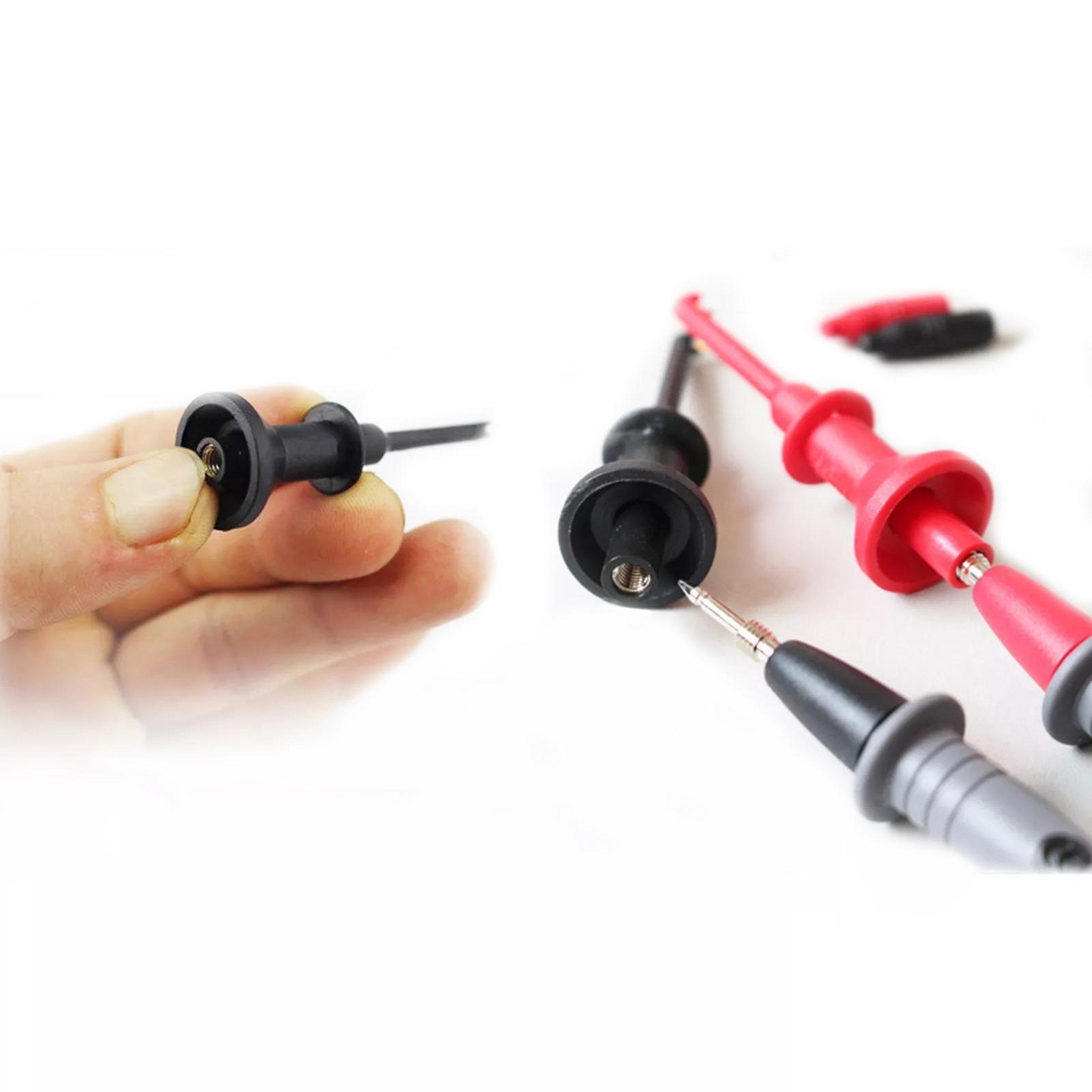 Universal Multimeter Test Hooks With Telescopic Electrical Test Probes 2