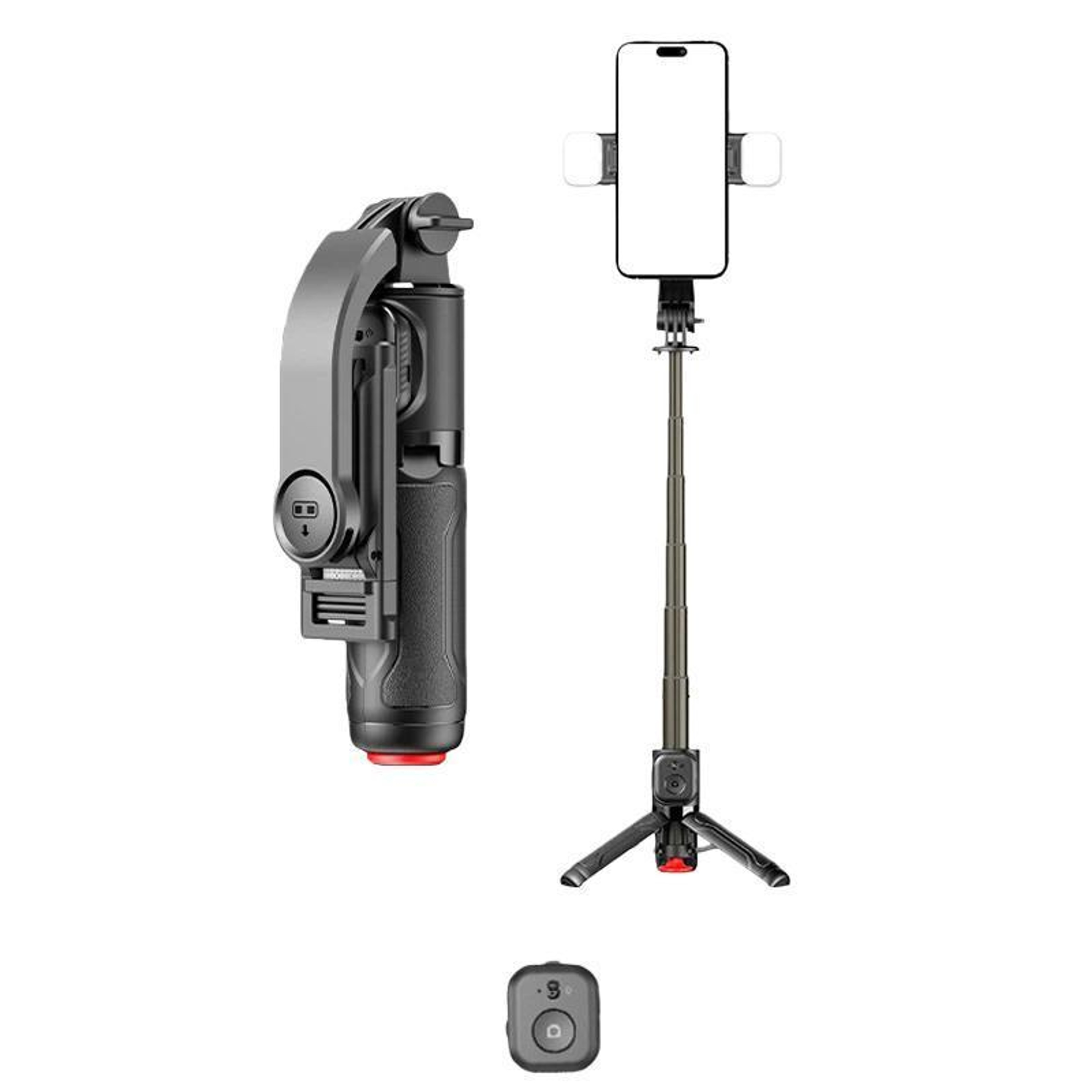 Selfie Stick Tripod With Remote Control And 360 Rotating Phone Holder 0