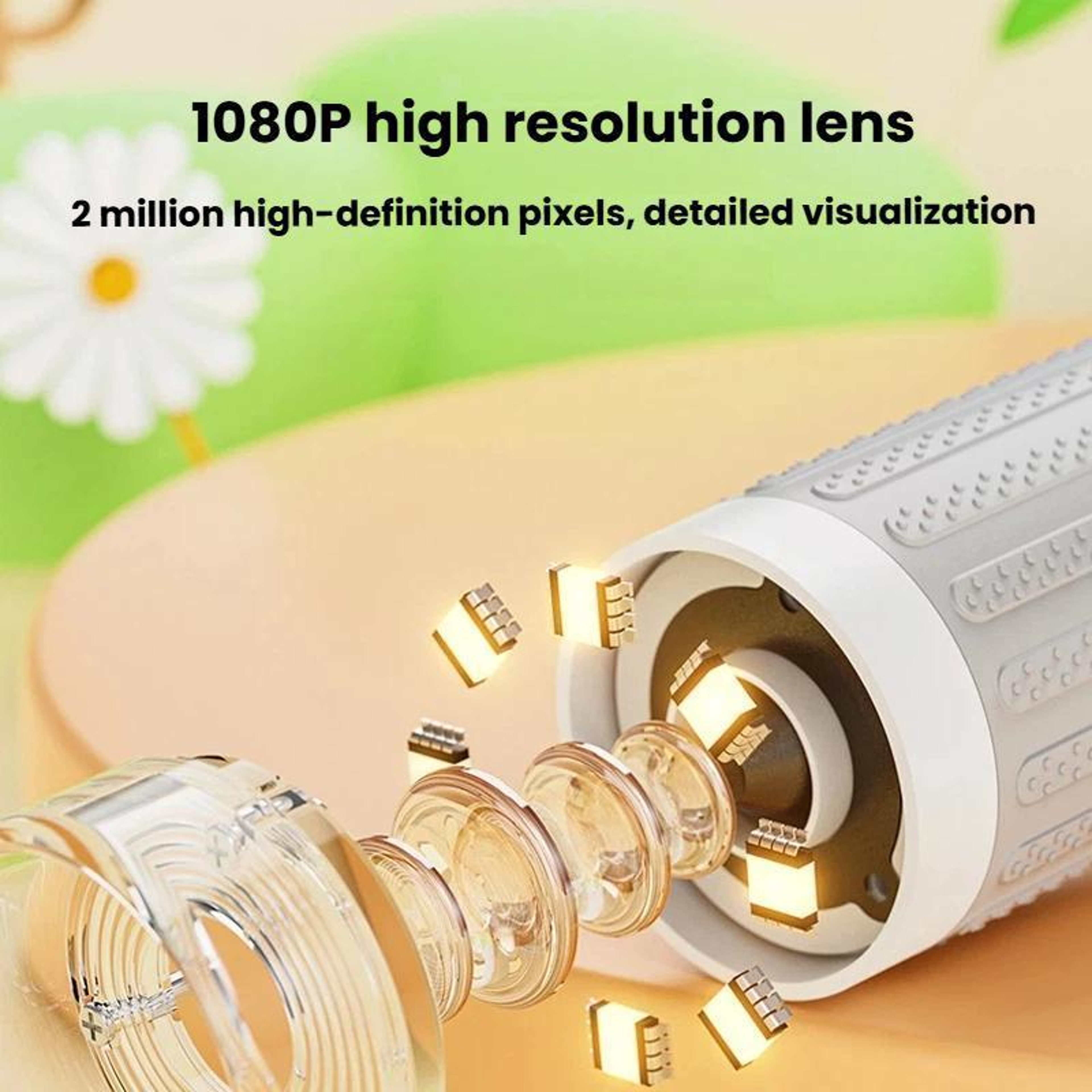 Kids Digital Microscope With 2 Inch IPS Screen 1080P Camera And Rechargeable Battery 3