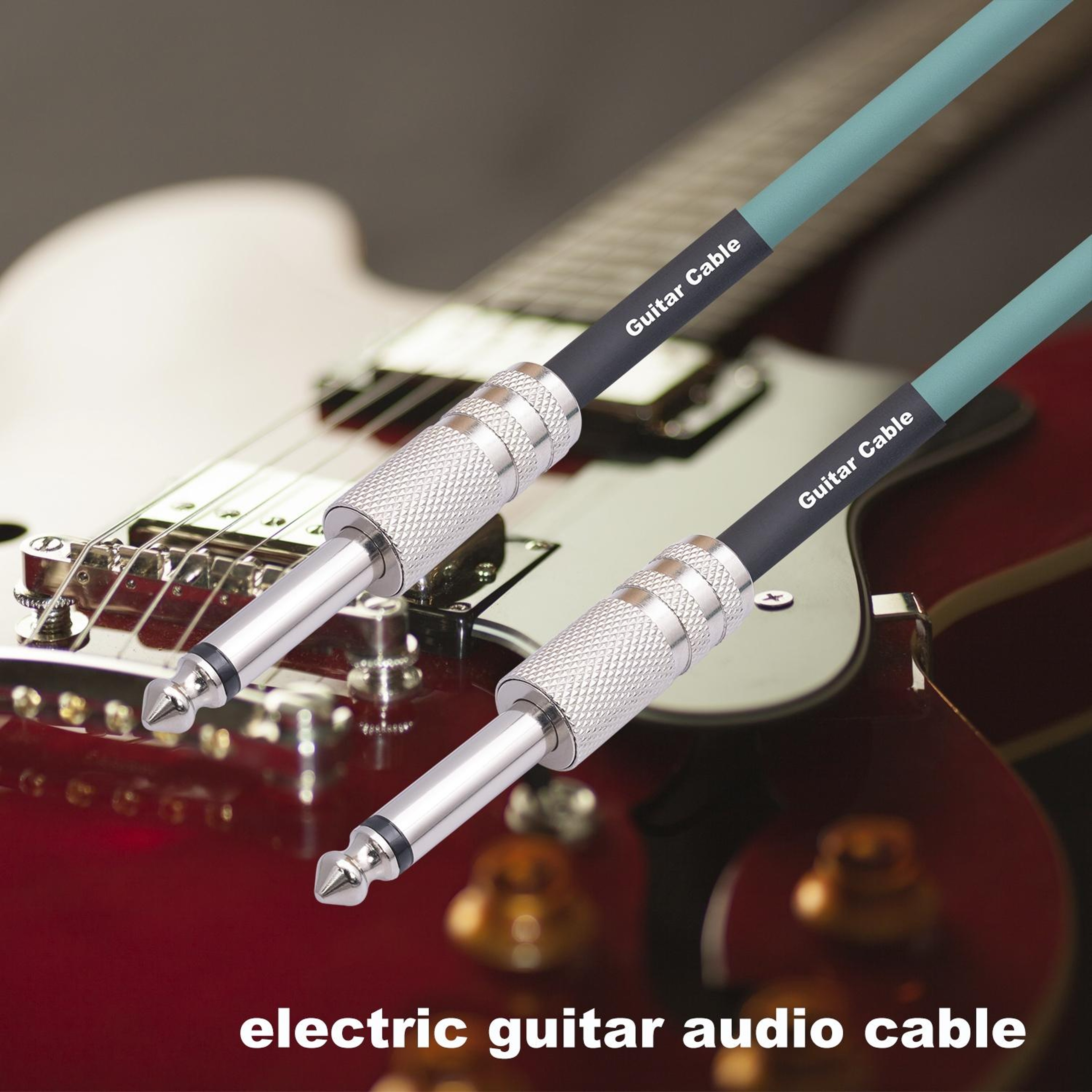 Guitar Instrument Cable With 22AWG OxygenFree Copper And Shielded Mono Connection 6