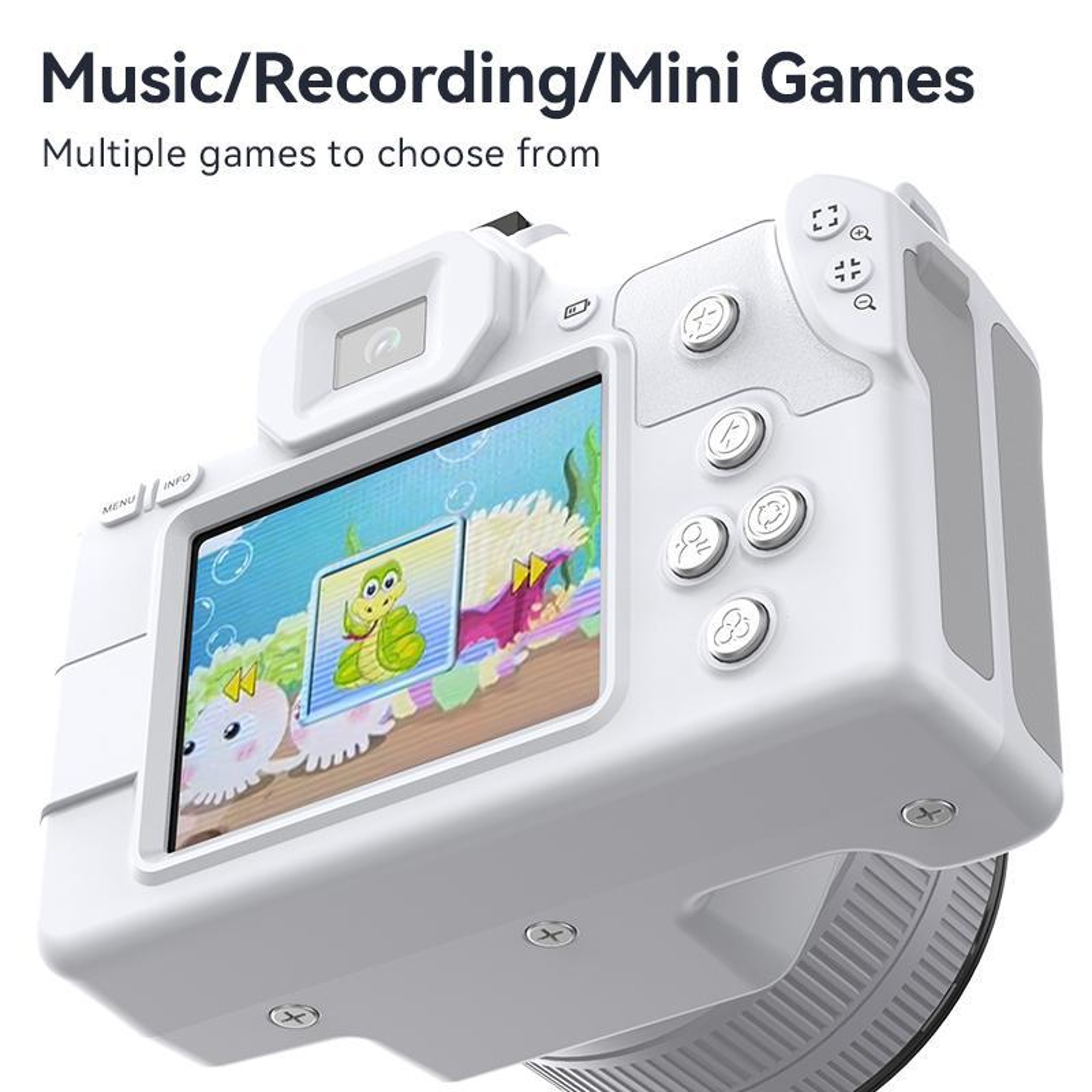 48MP 2K Mini Digital Camera With 16X Zoom And Dual Lens 8