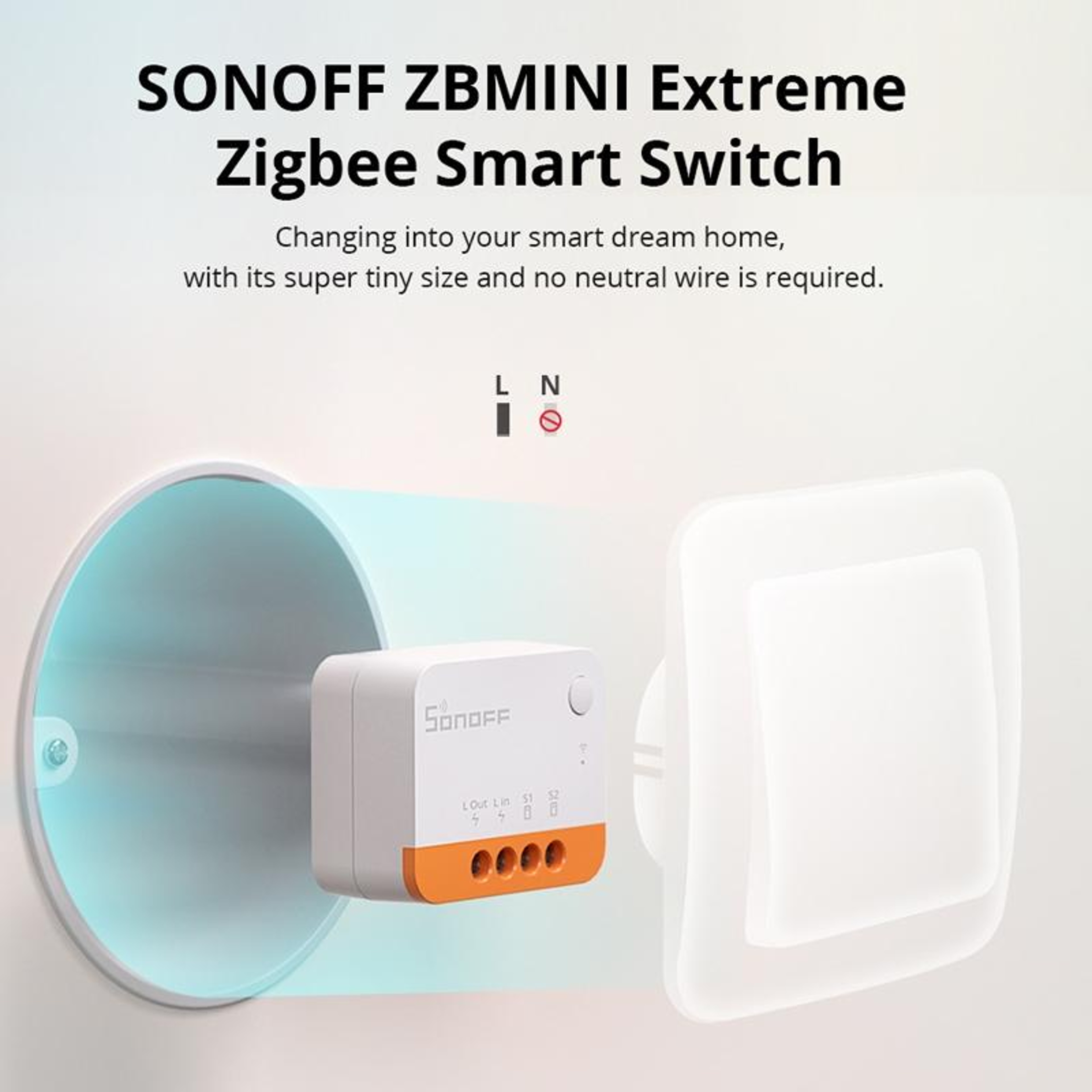 Zigbee Smart Switch No Neutral Remote and Voice Control Module – view 2