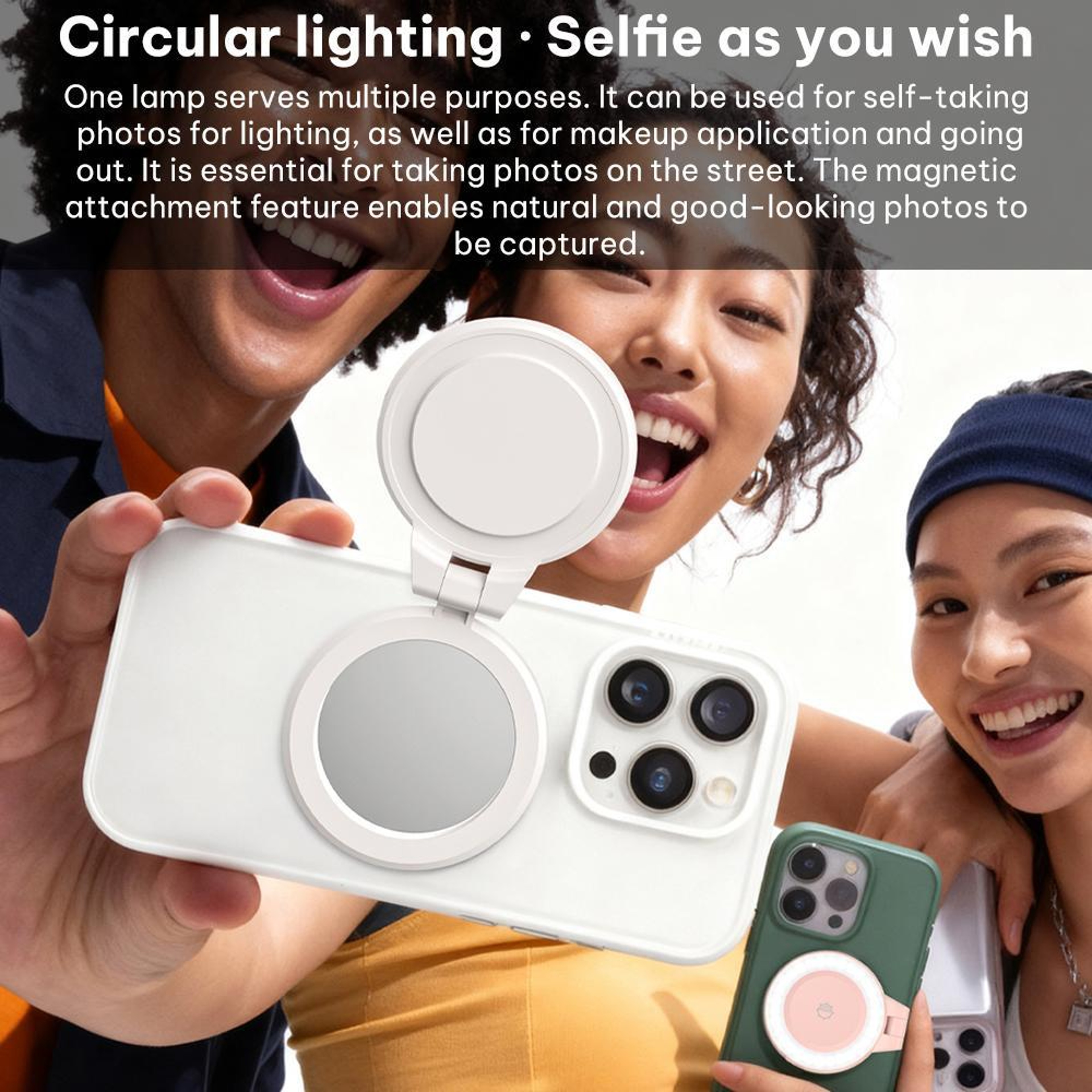Maglight Magnetic Phone Fill Light Adjustable LED Selfie Light for Photos and Videos – view 10