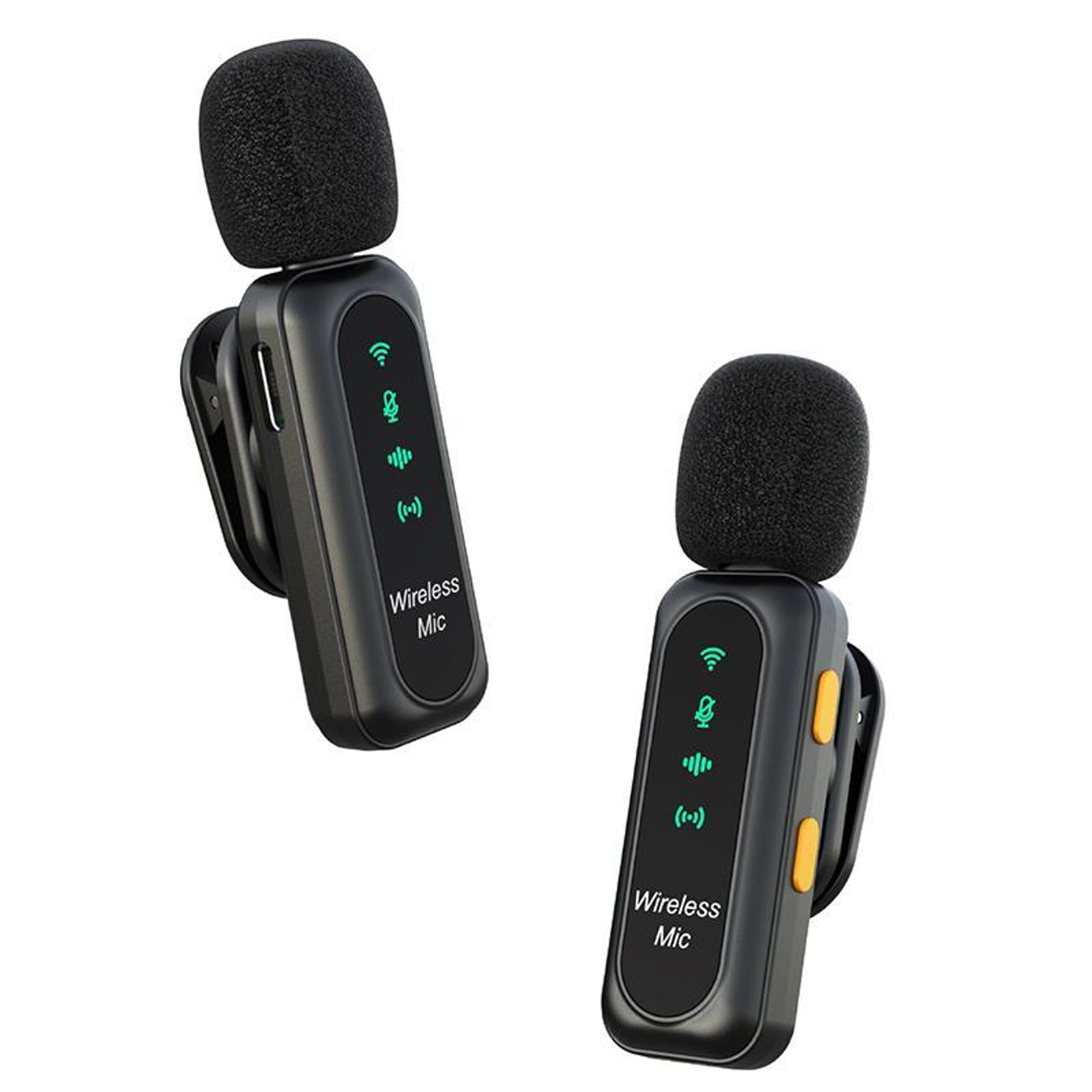 2in1 Wireless Lavalier Microphone With Noise Reduction And TypeC Charging Dock 1