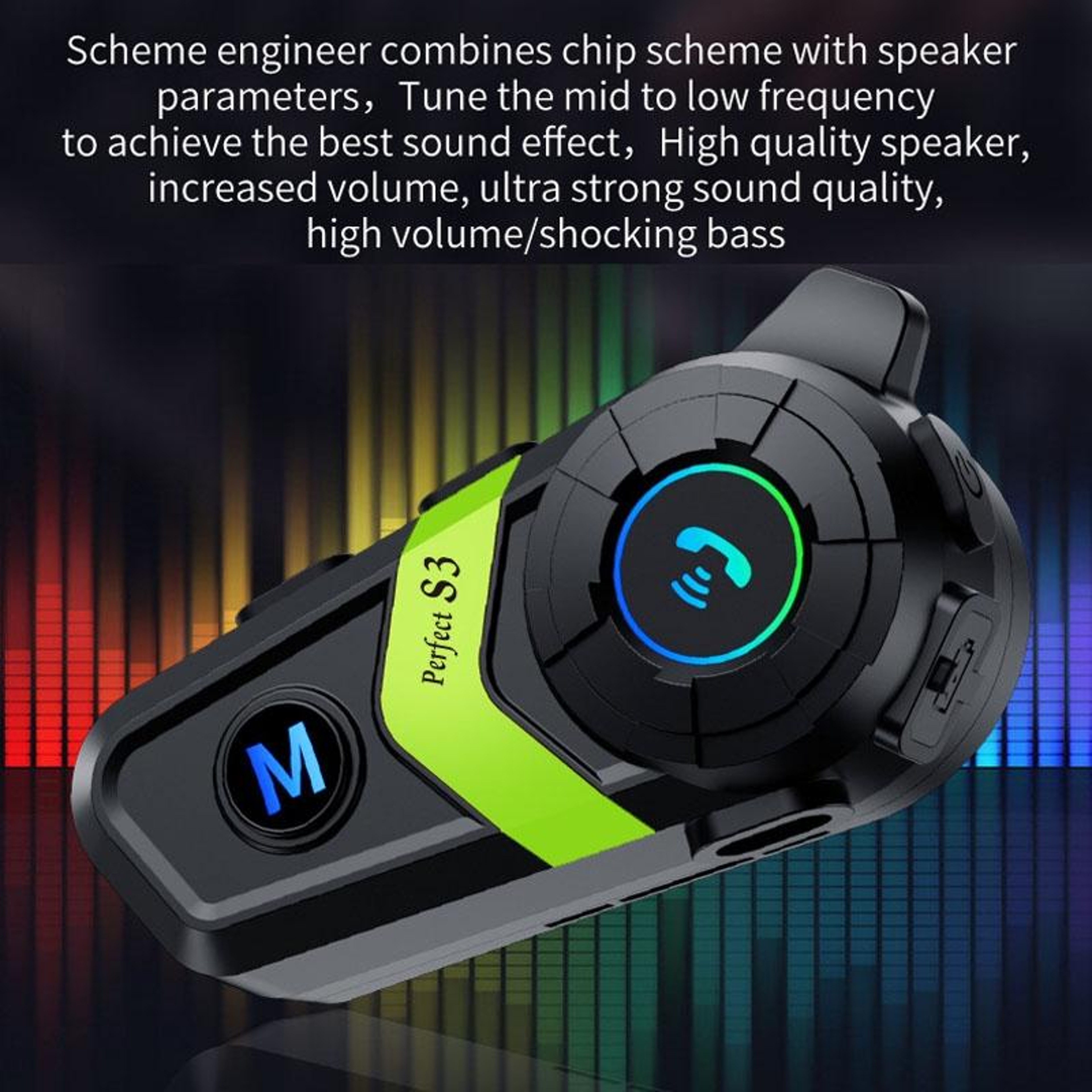 Motorcycle Helmet Bluetooth Headset with Noise Reduction – view 9