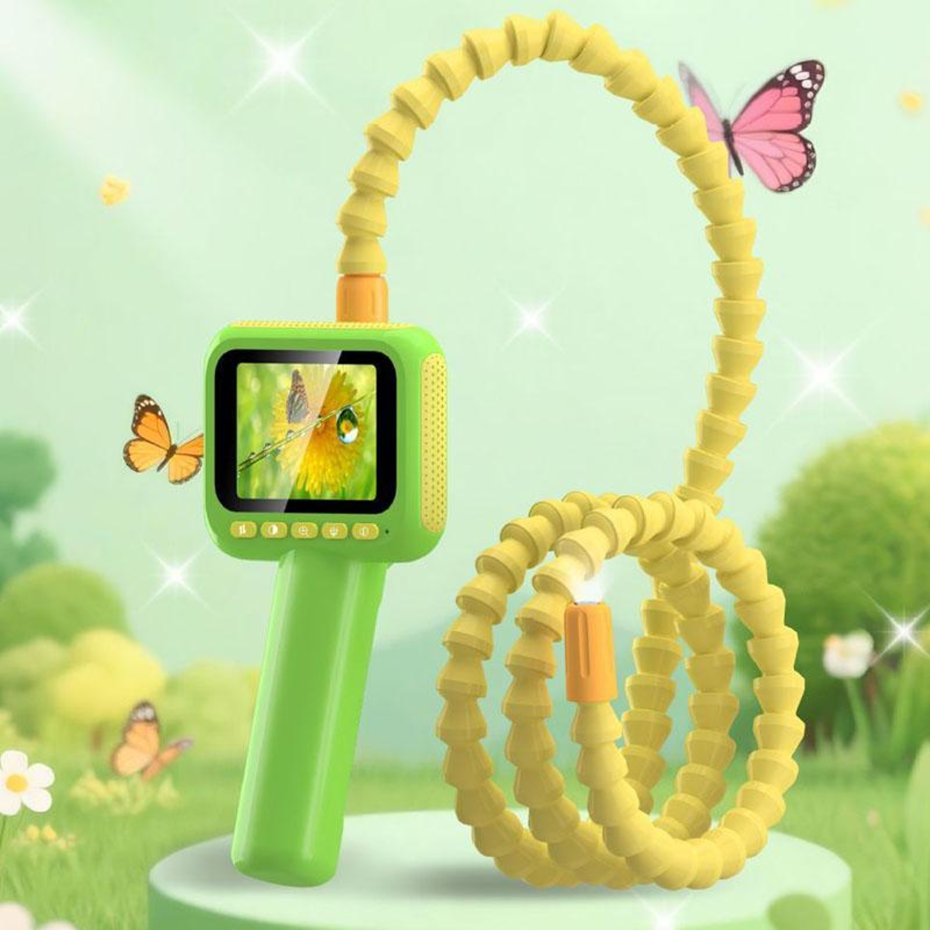 ES08 Kids Endoscope Camera with 2.8 Inch Screen and IP67 Waterproof Probe – view 1
