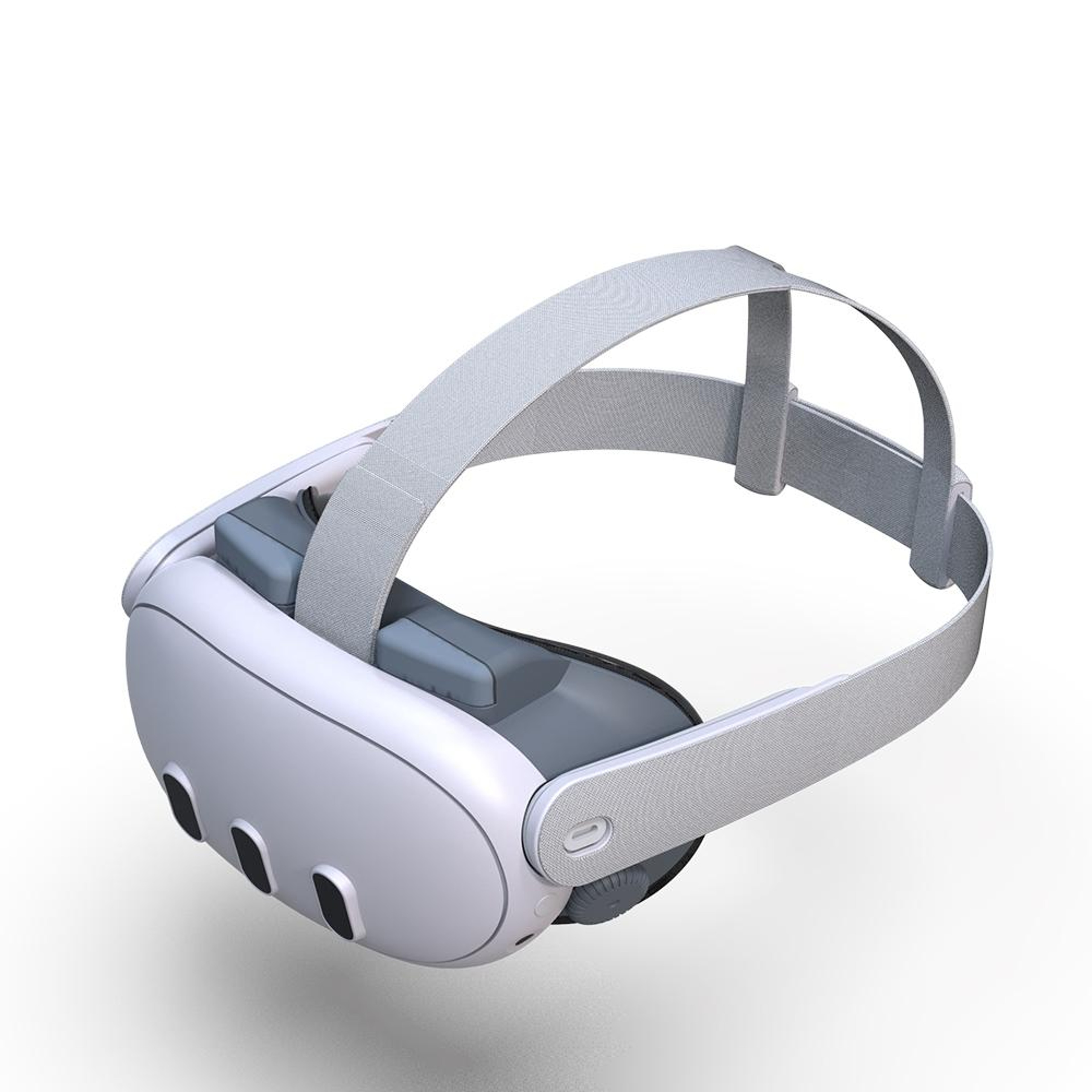 Adjustable Meta Quest 3 Facial Interface With Light Blocking Ventilation And GlassesFriendly Fit 1