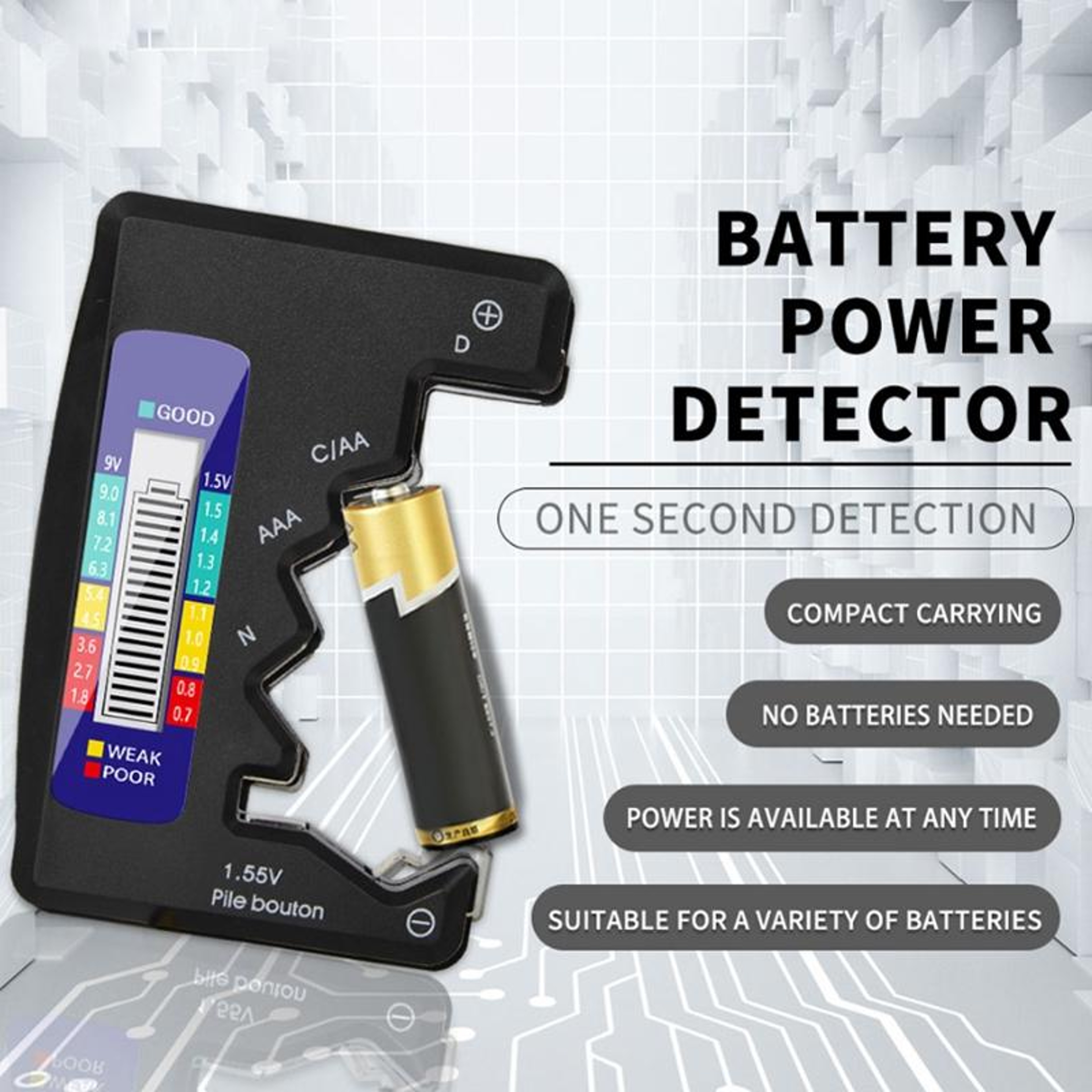 Battery Power Voltage Detector 5