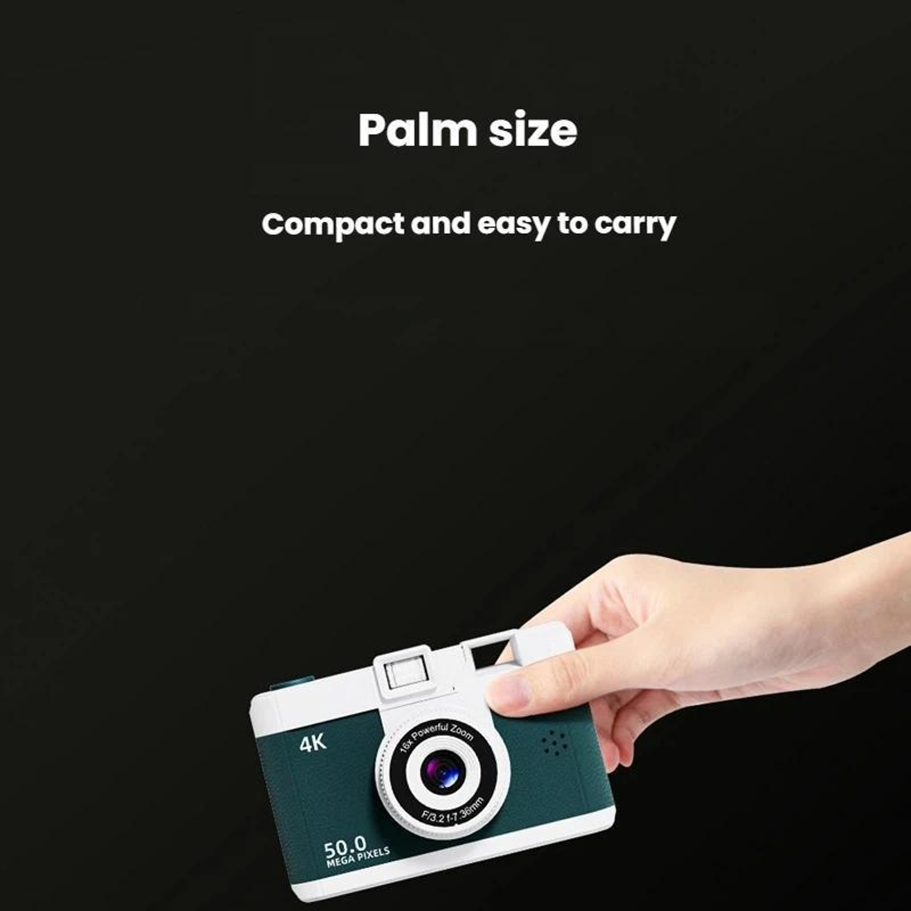 WiFi Digital Camera With Dual Cameras 24 Inch IPS Screen And 16X Zoom 6