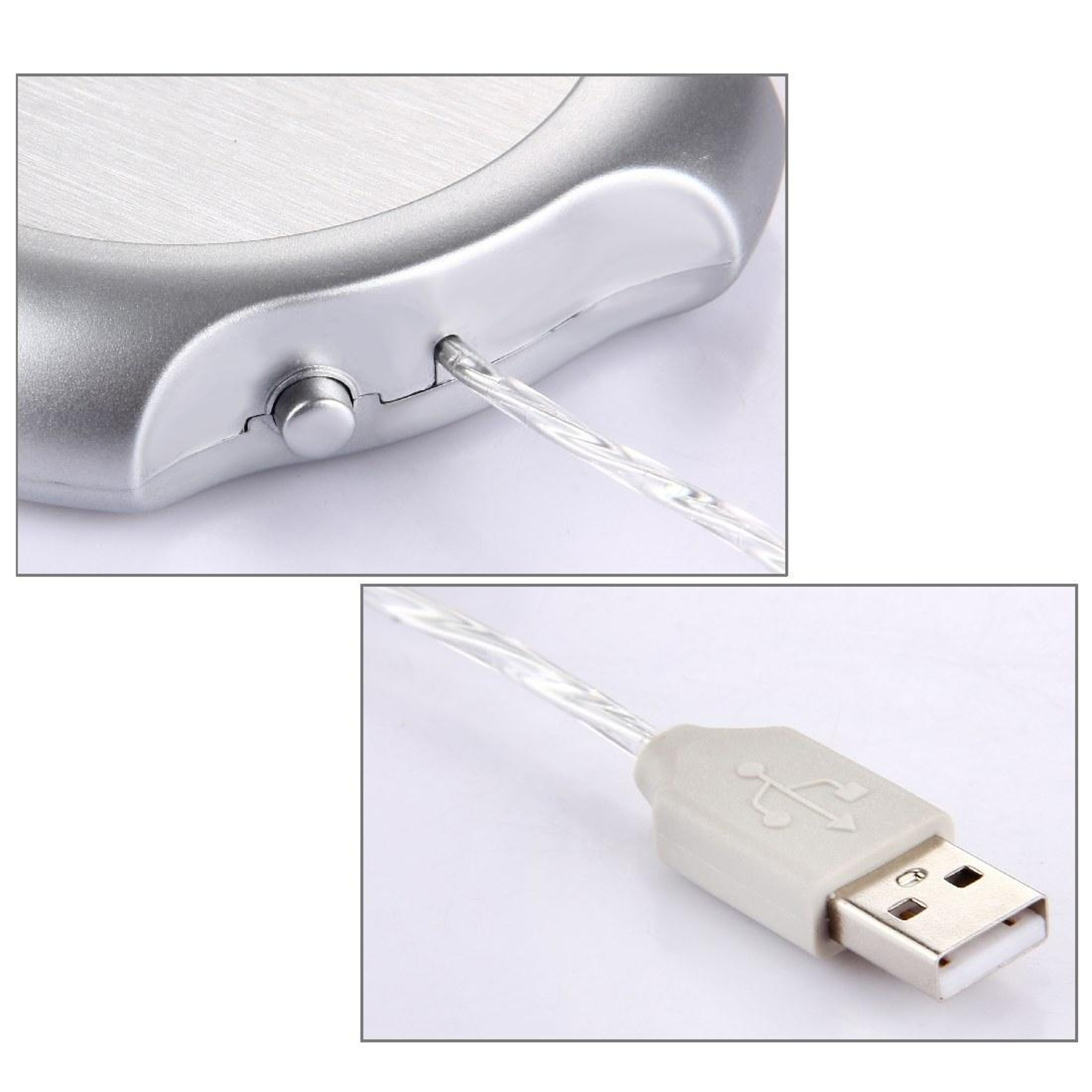 USB Coffee Mug Warmer with ON/OFF Switch and LED Indicator – view 4