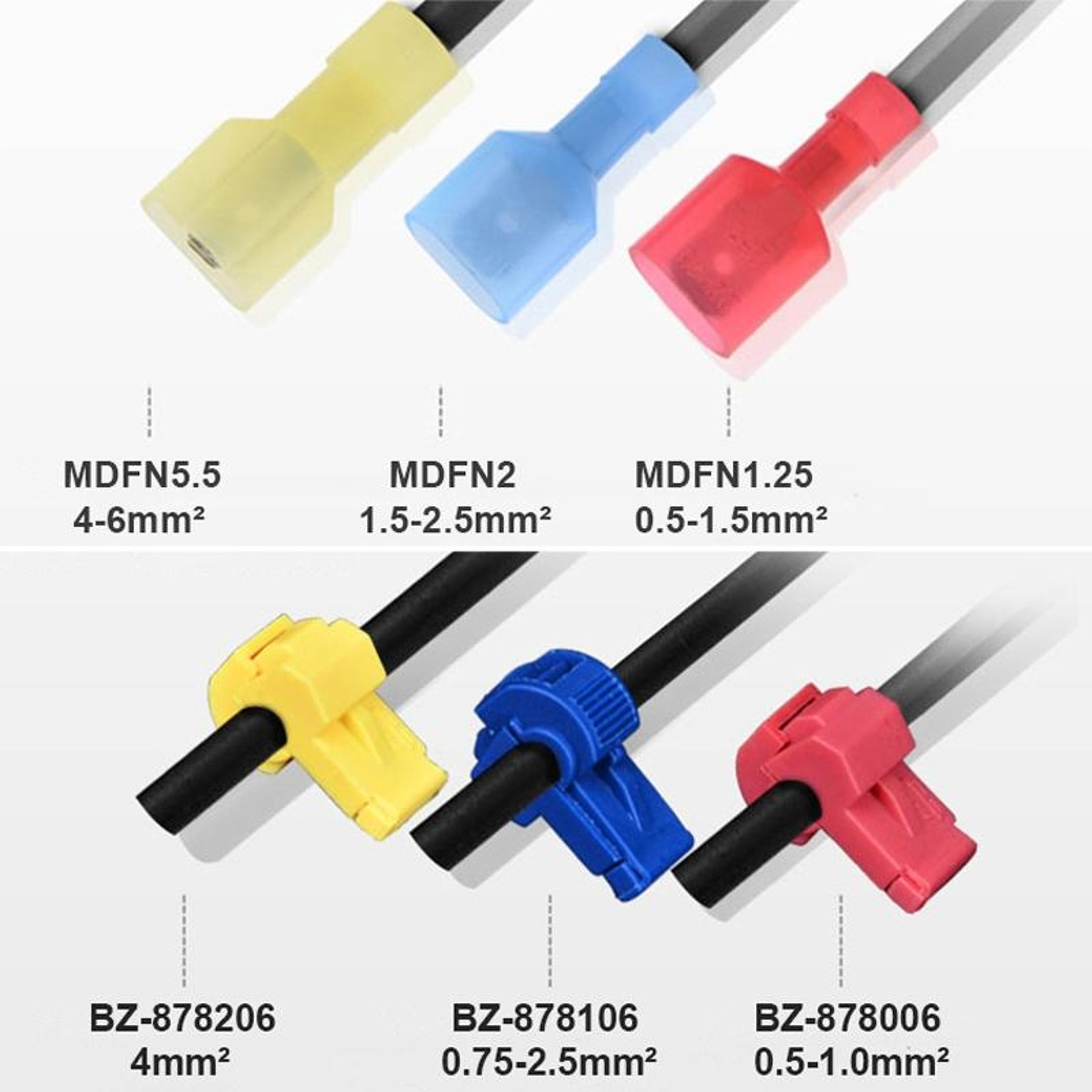 120 in 1 T-Shaped Solderless Wire Connector Set with Push Clamps – view 5