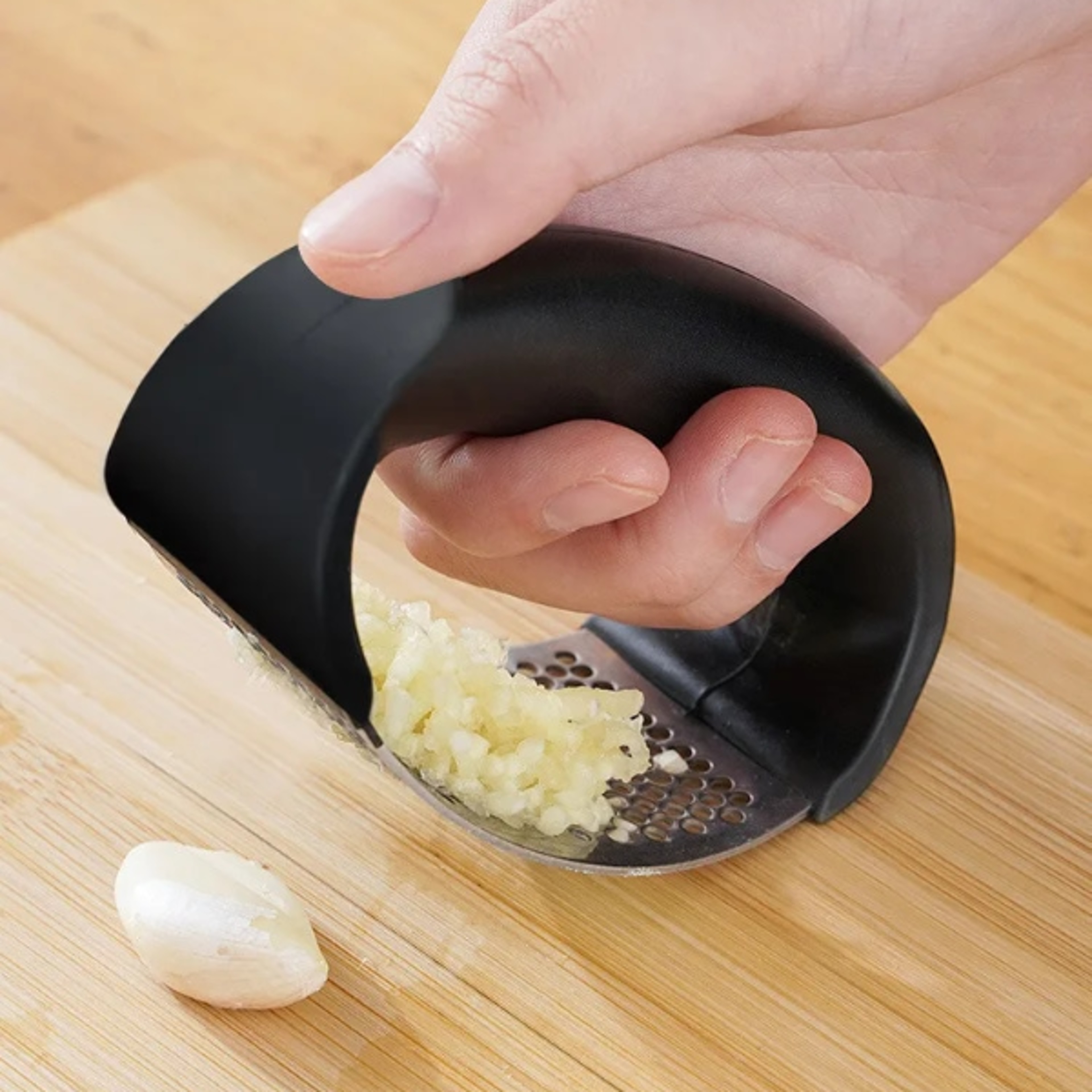 Stainless Steel Garlic Press2
