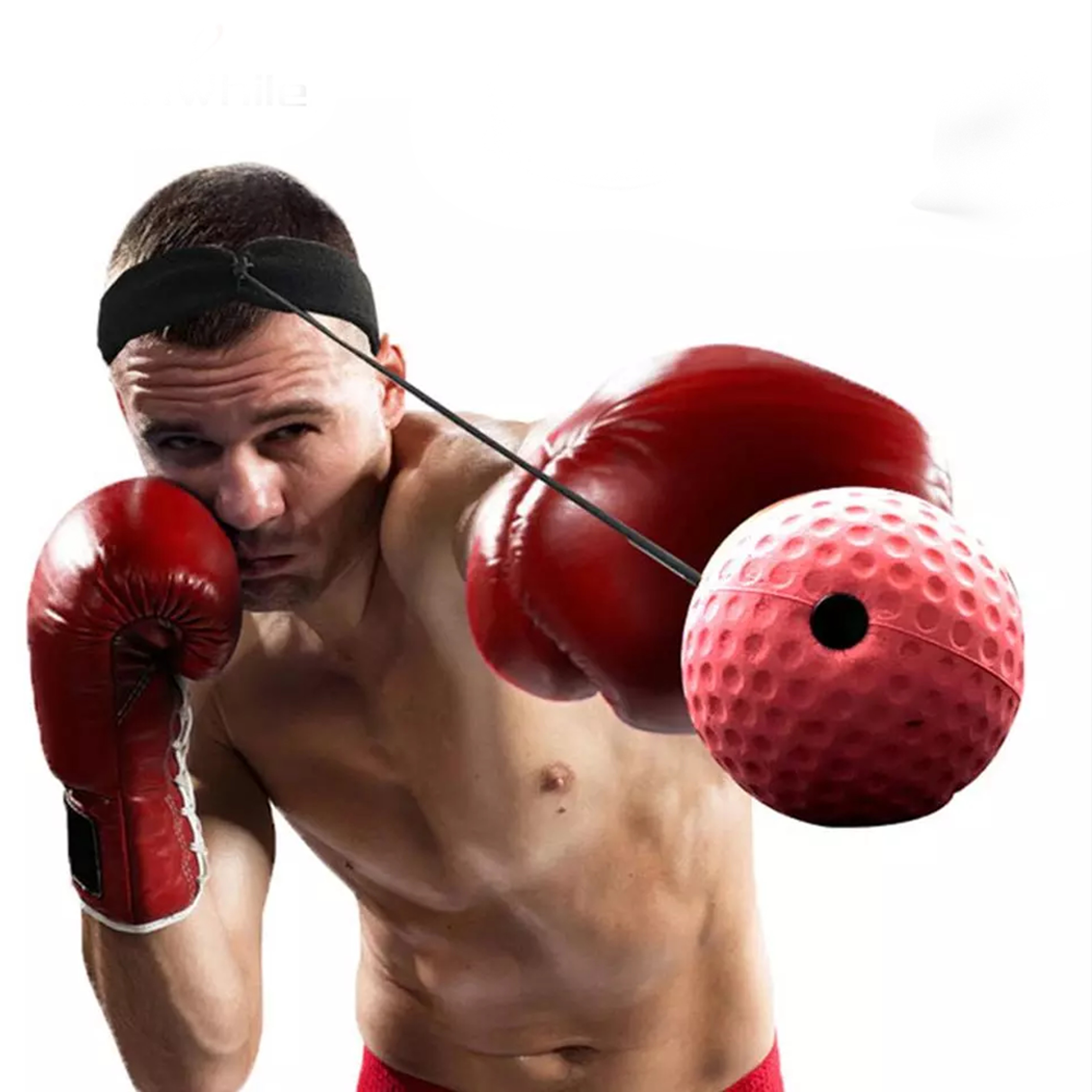 Versatile boxing reflex headband for multilocation workouts