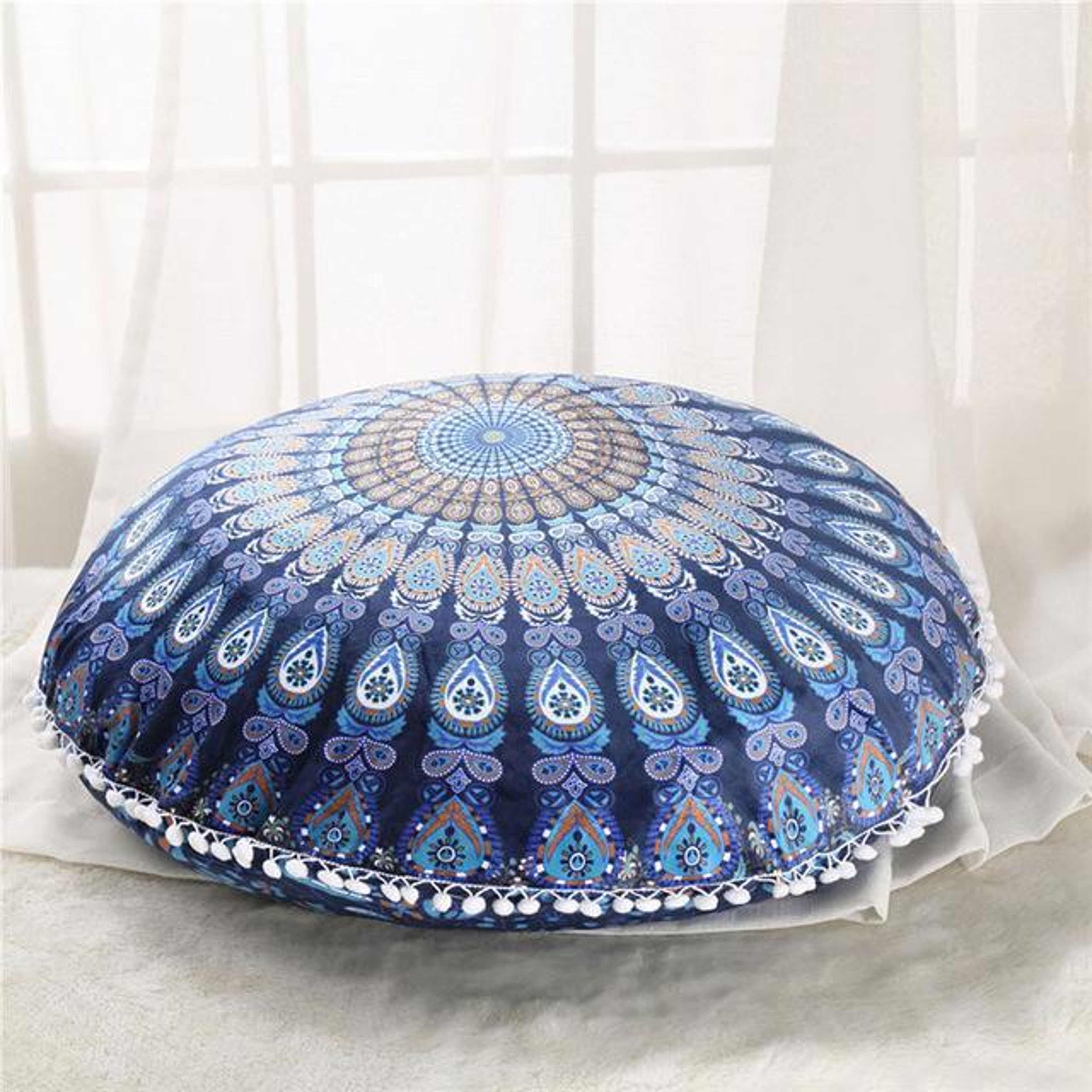 Boho Floor Pillow Cover 1