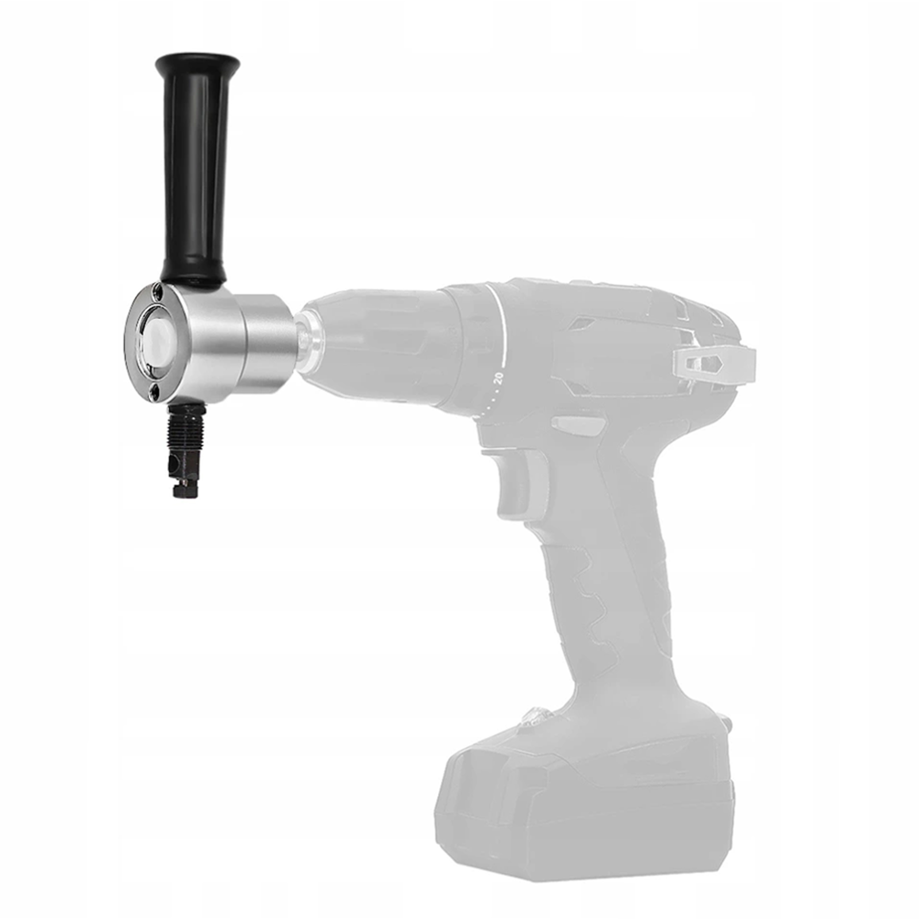 Double Head Sheet Metal Nibbler with Drill Attachment 3