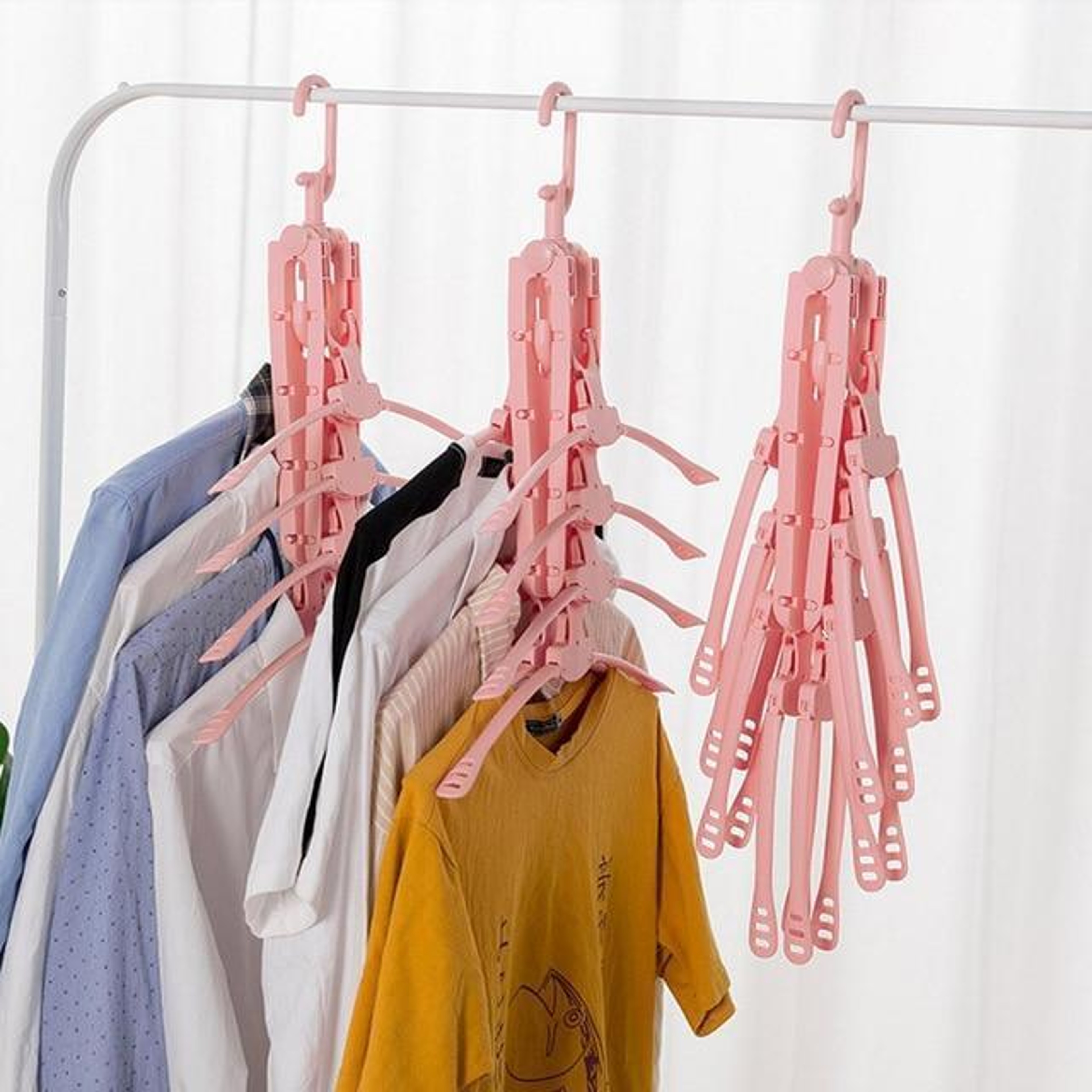 Smart Collapsible & Folding Clothes Hanger 4