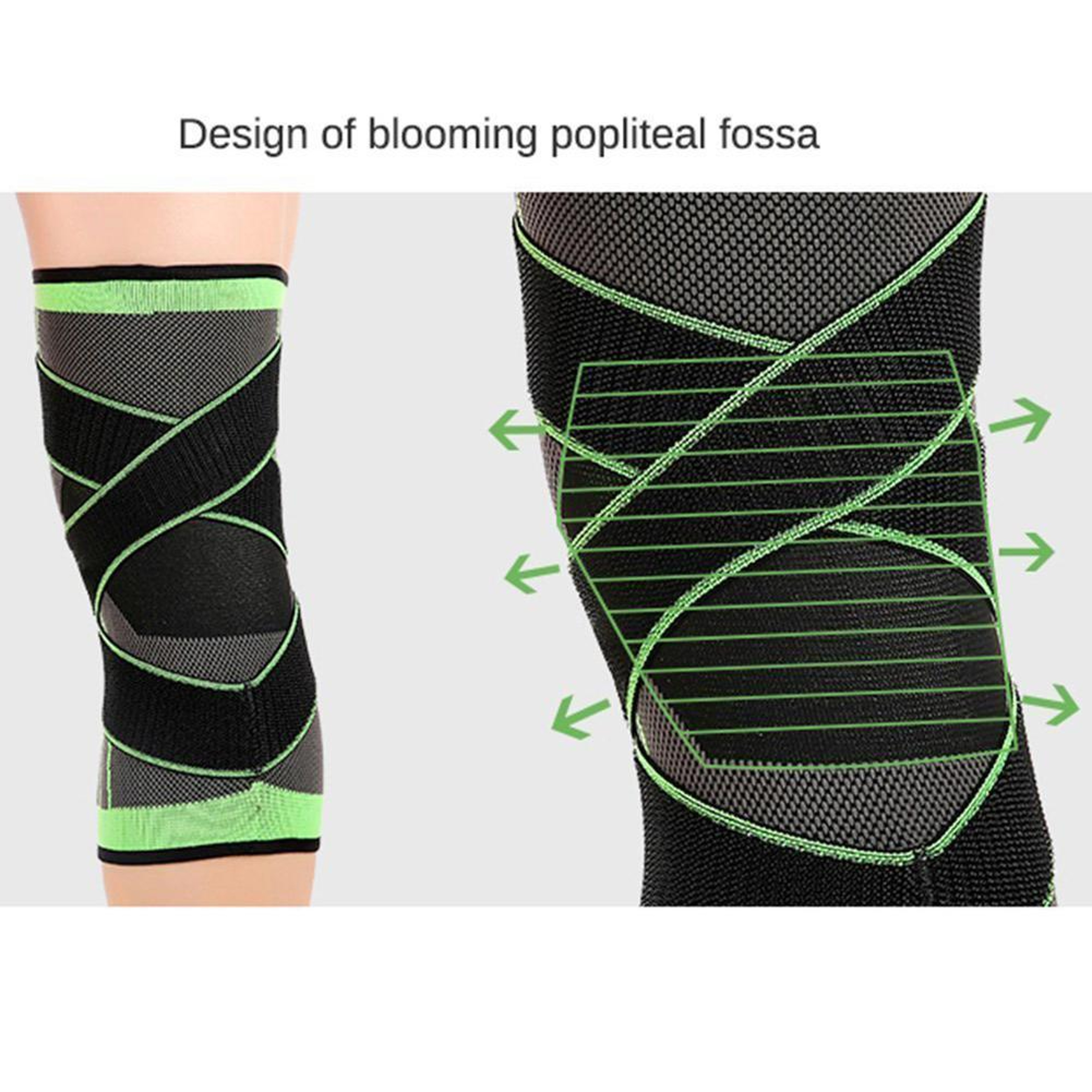 Supportive knee brace for physical therapy