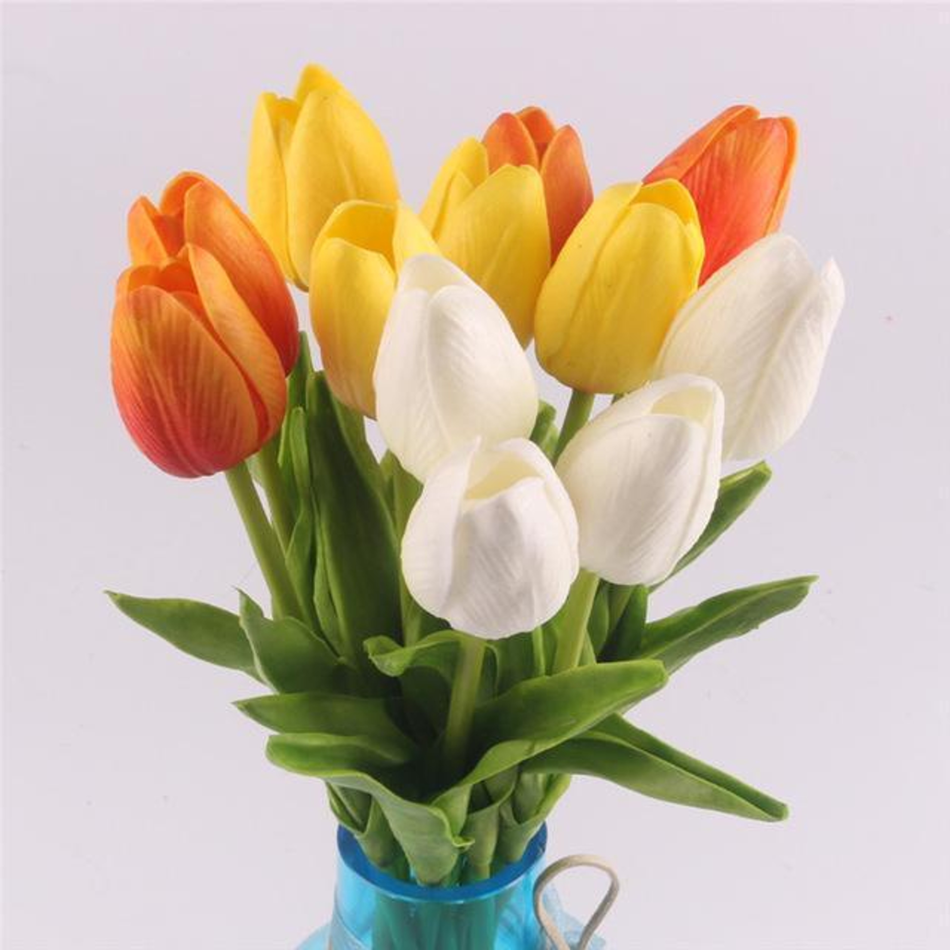 Fake Tulip Bouquets for Wedding Parties Home Kitchen Shop Garden Decorations