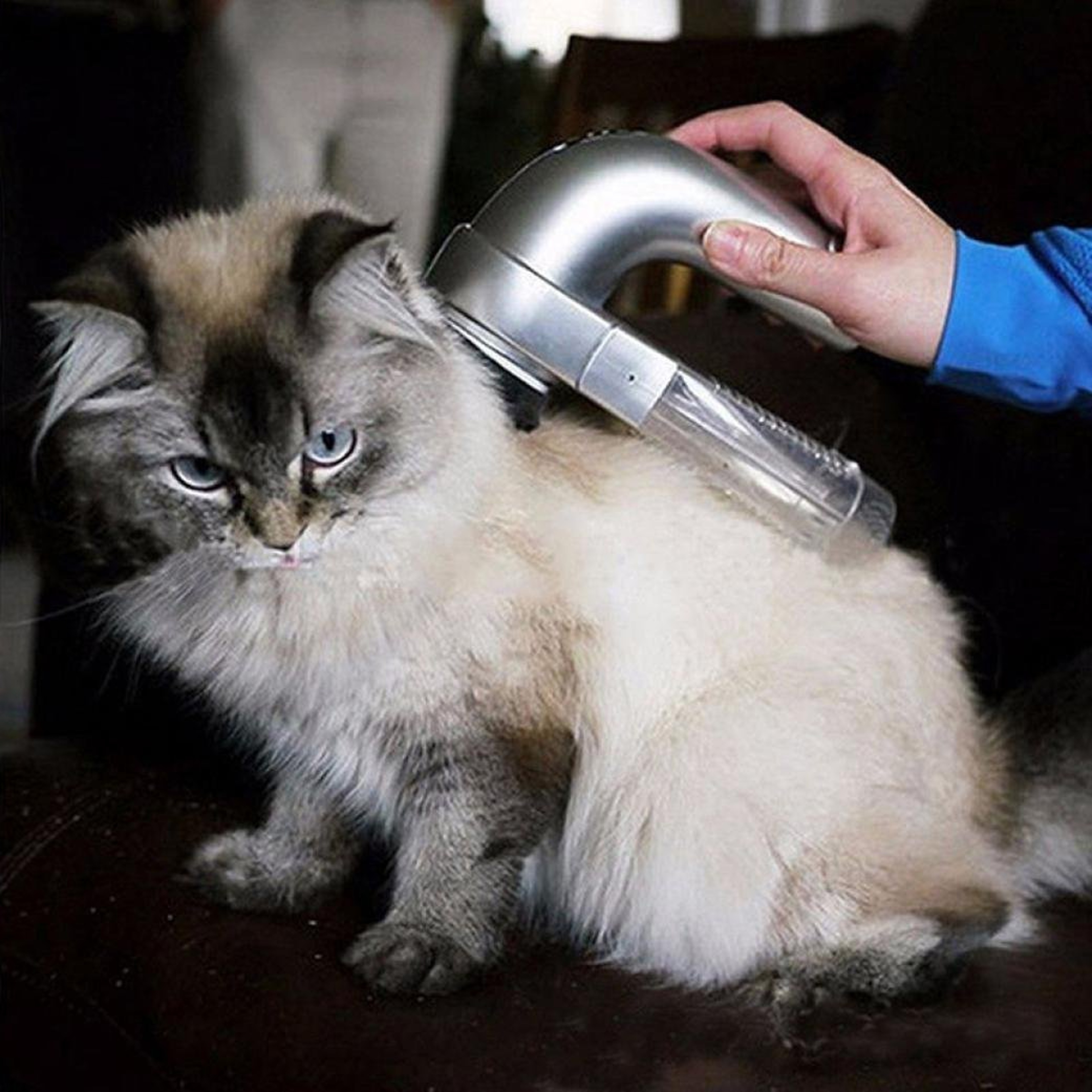 Portable Pet Hair Vacuum Cleaner  Handheld Dog  Cat Fur Remover