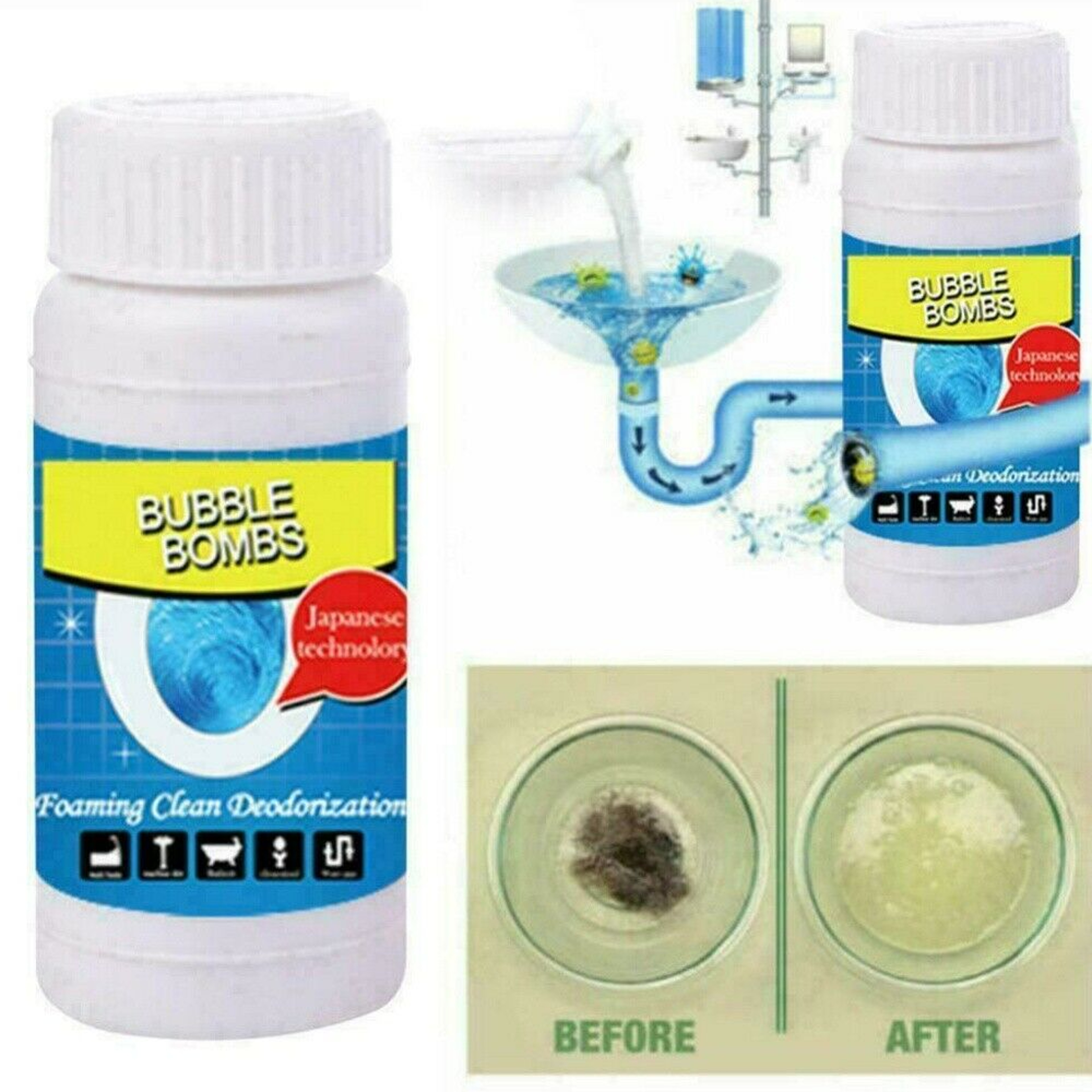 Pipe Dredge Deodorant for Instant Drainage 4