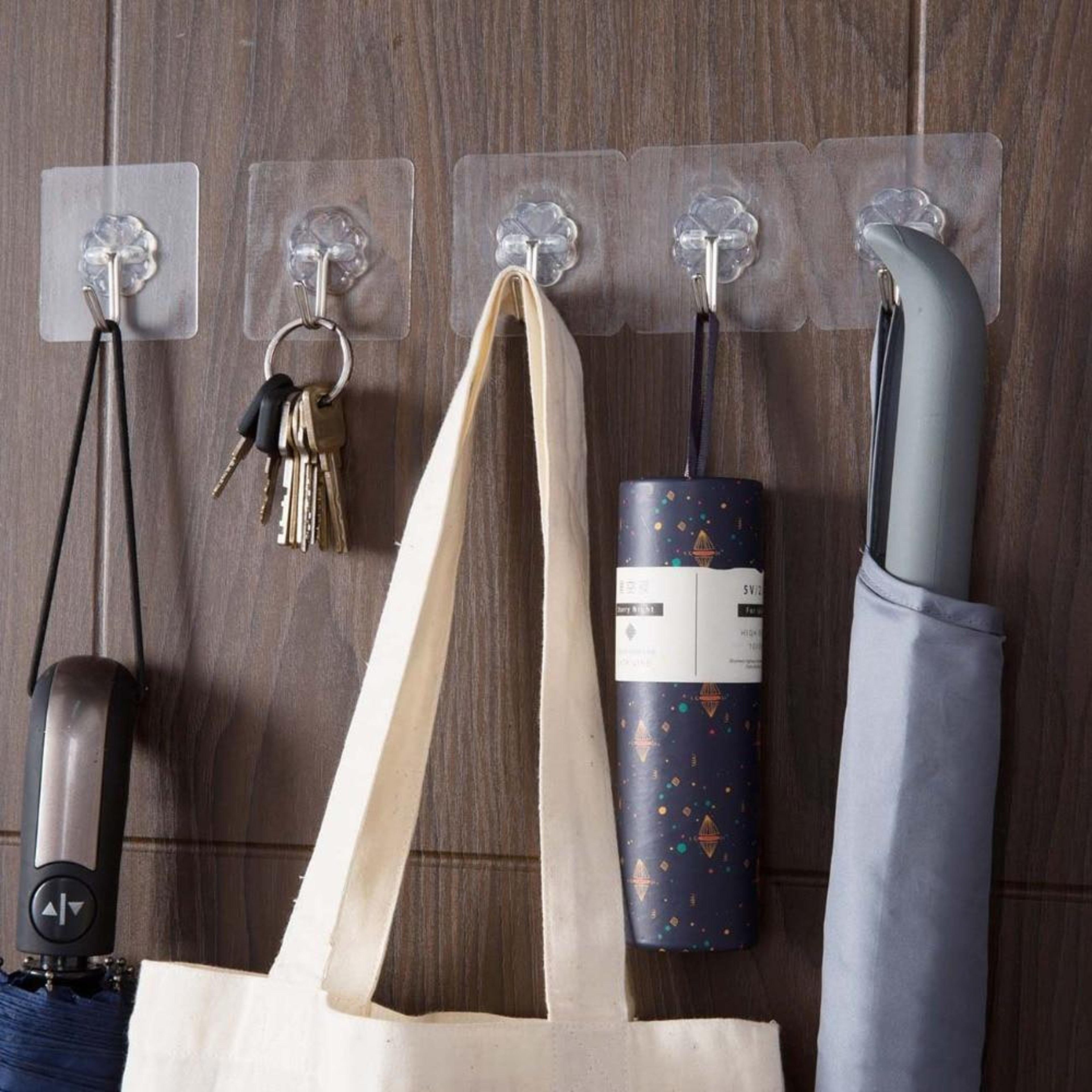 Adhesive Hooks For Walls (5 Pieces) 1