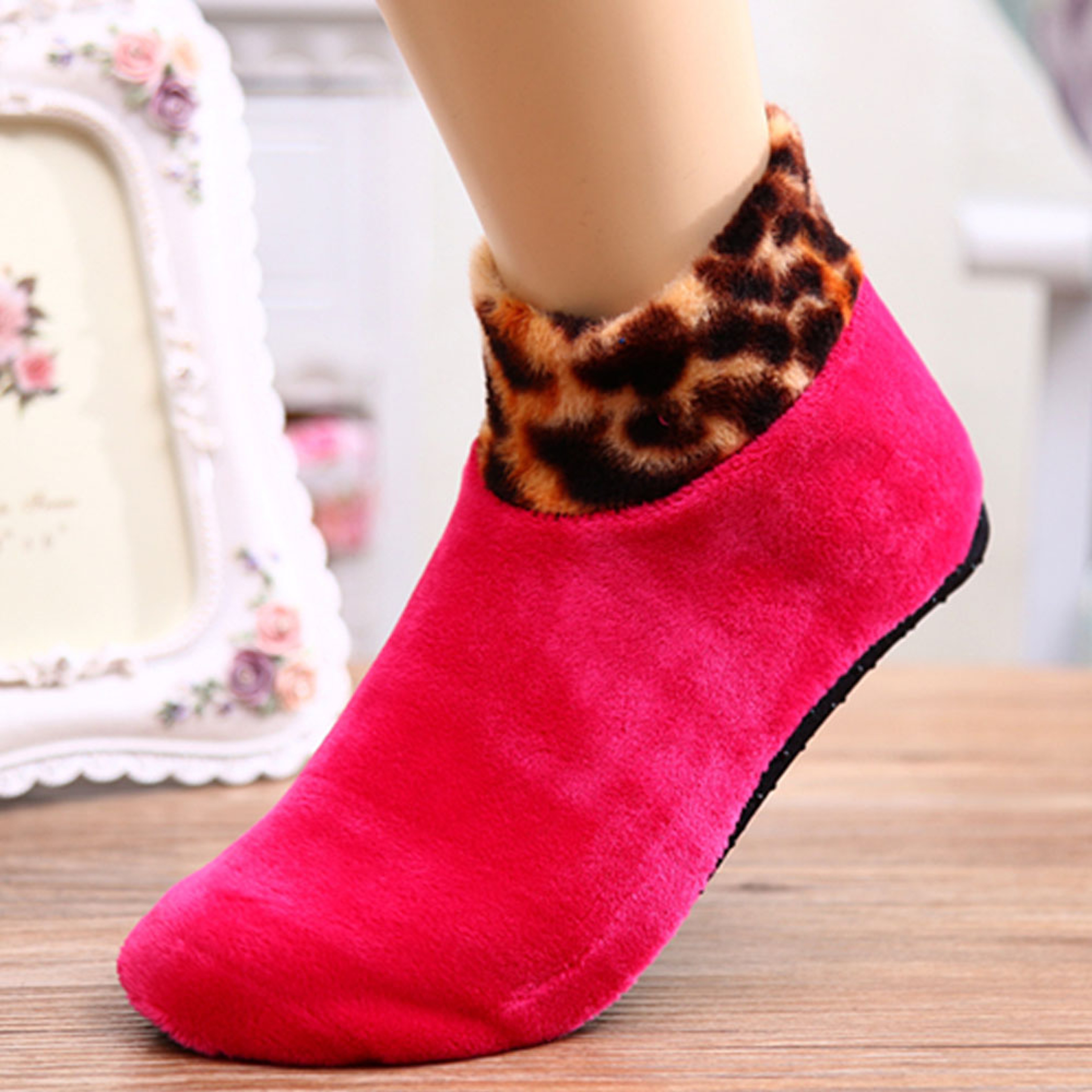 Thermal indoor slip proof socks as a thoughtful gift