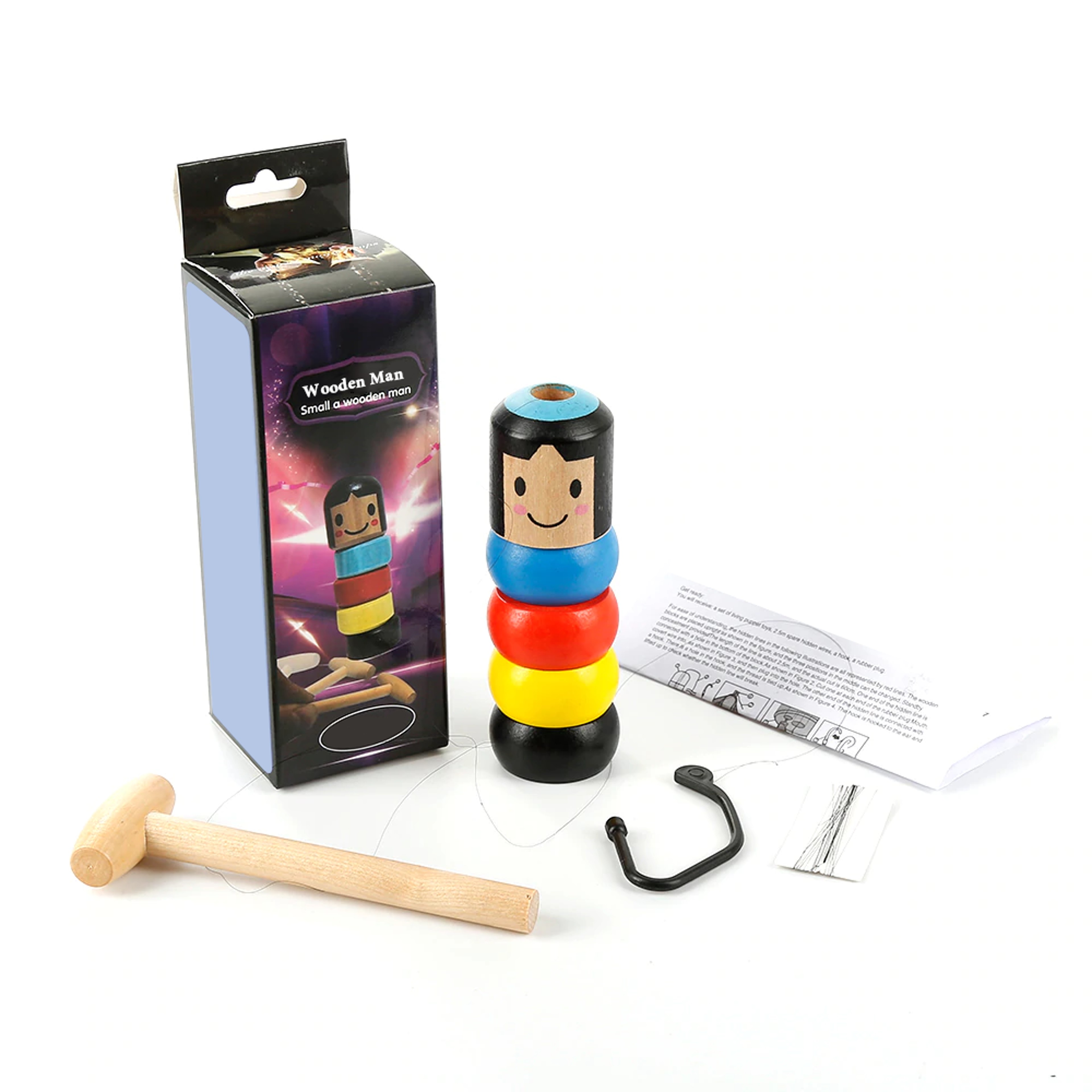 Unbreakable wooden toy for toddlers and kids