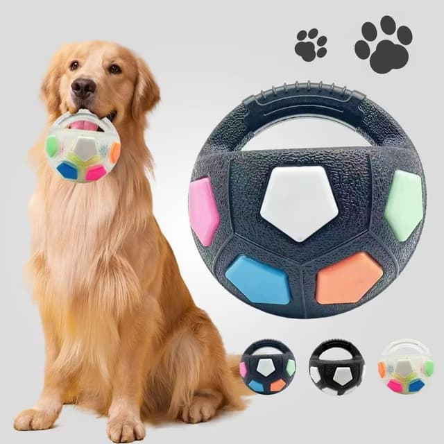 Durable Football And Tennis Ball Shaped Pet Dog Toys 0
