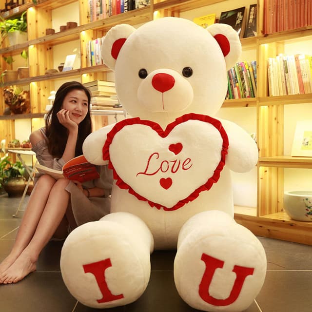 Big I Love You Teddy Bear Plush 0