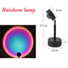 Relaxing Rainbow Sunset Red LED Projector Rainbow
